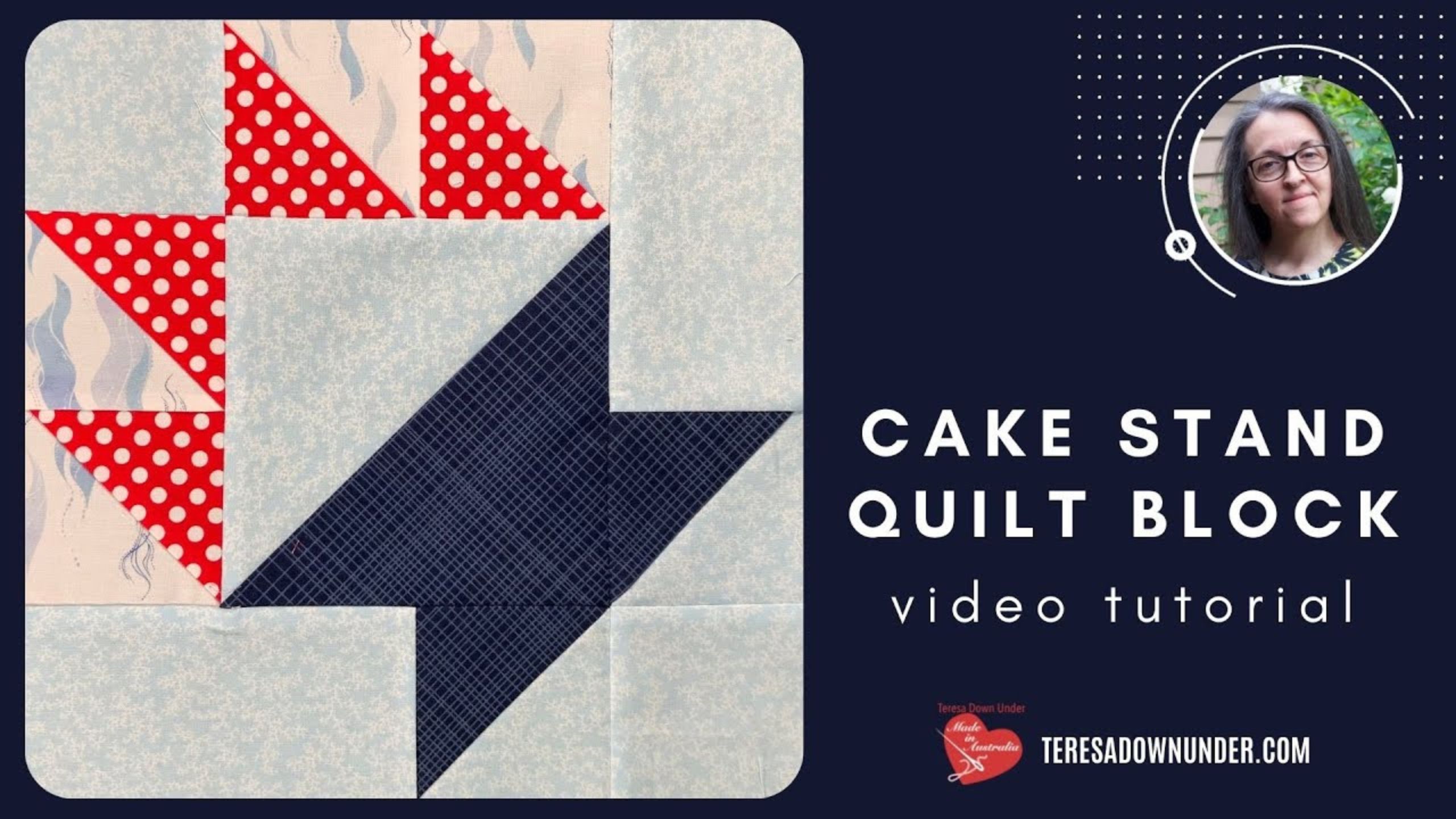 Cake stand video tutorial with Teresa from Teresa Down Under