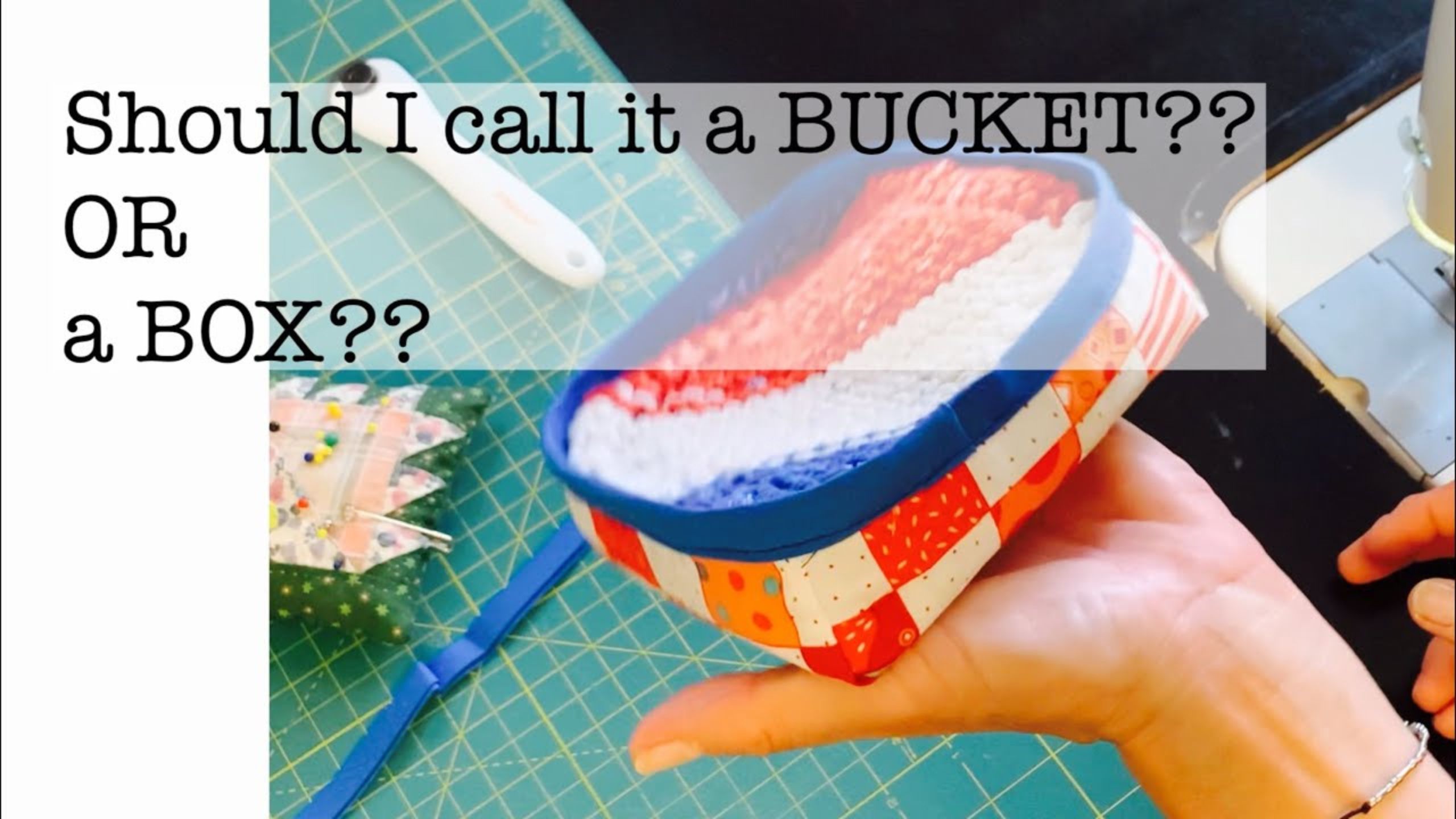 Sew a little bucket with Beth Shibley