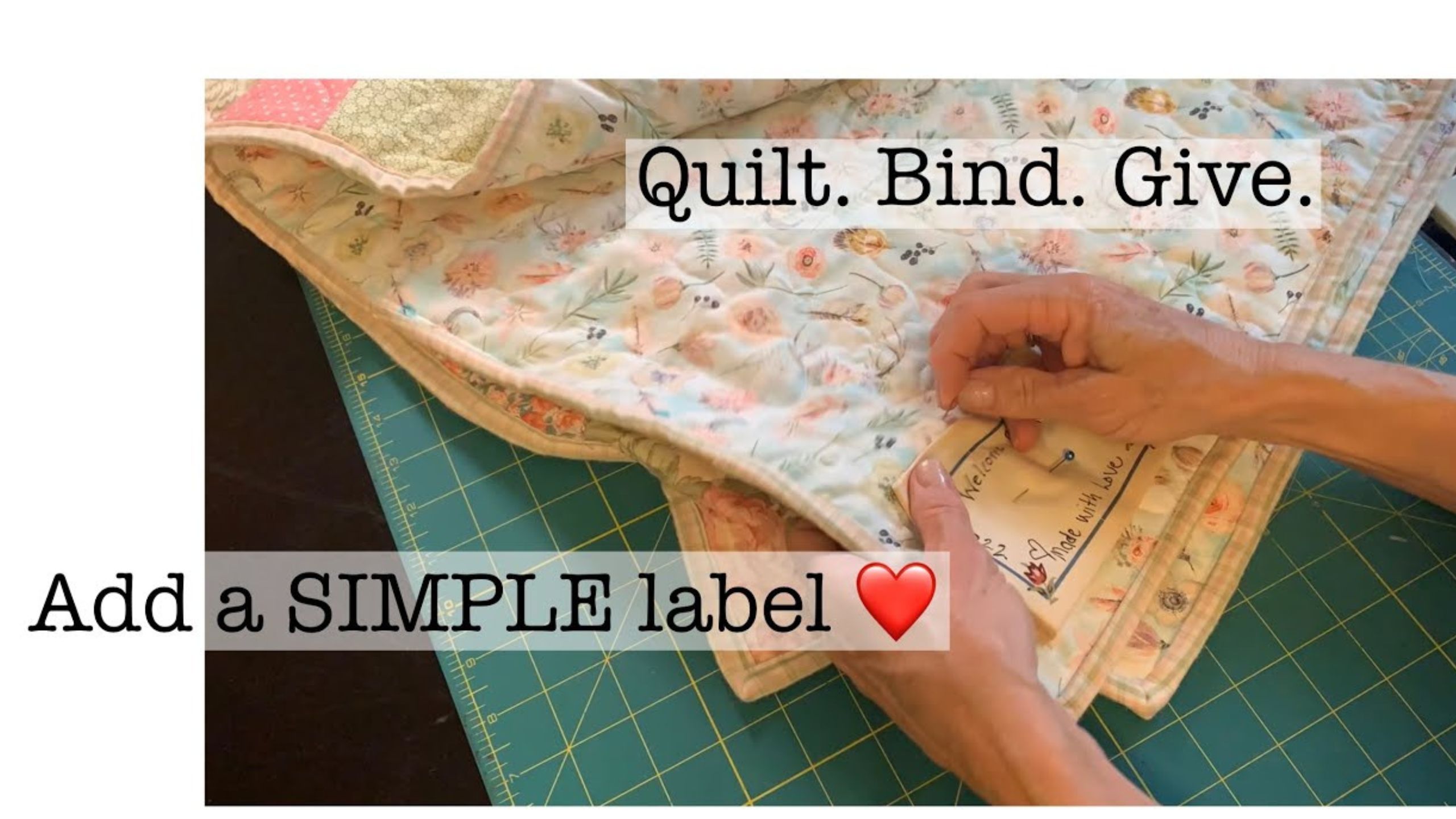 Machine quilting to finish a baby quilt with Beth Shibley