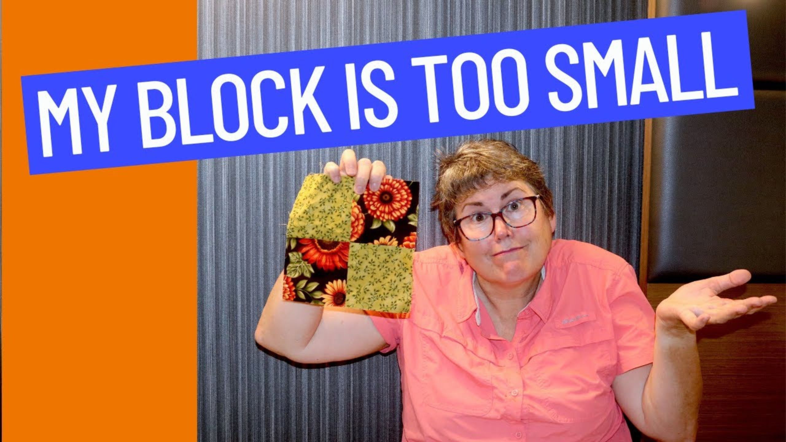 When blocks are too small - 5 tips to deal with them with Karen Brown