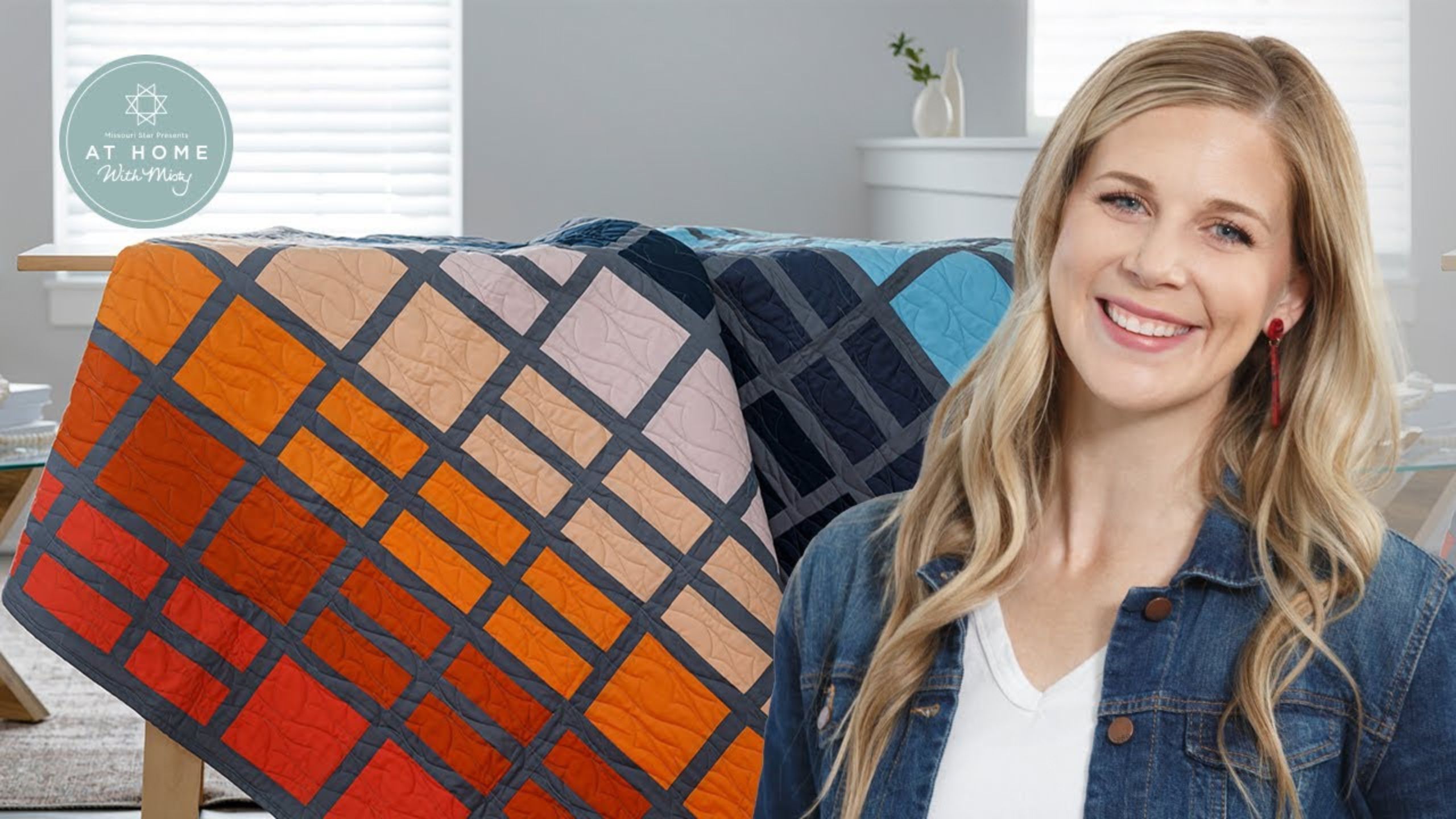 Make a "Horizon Lines" Quilt with Misty and Allie Perry of Taren Studios on At Home with Misty!