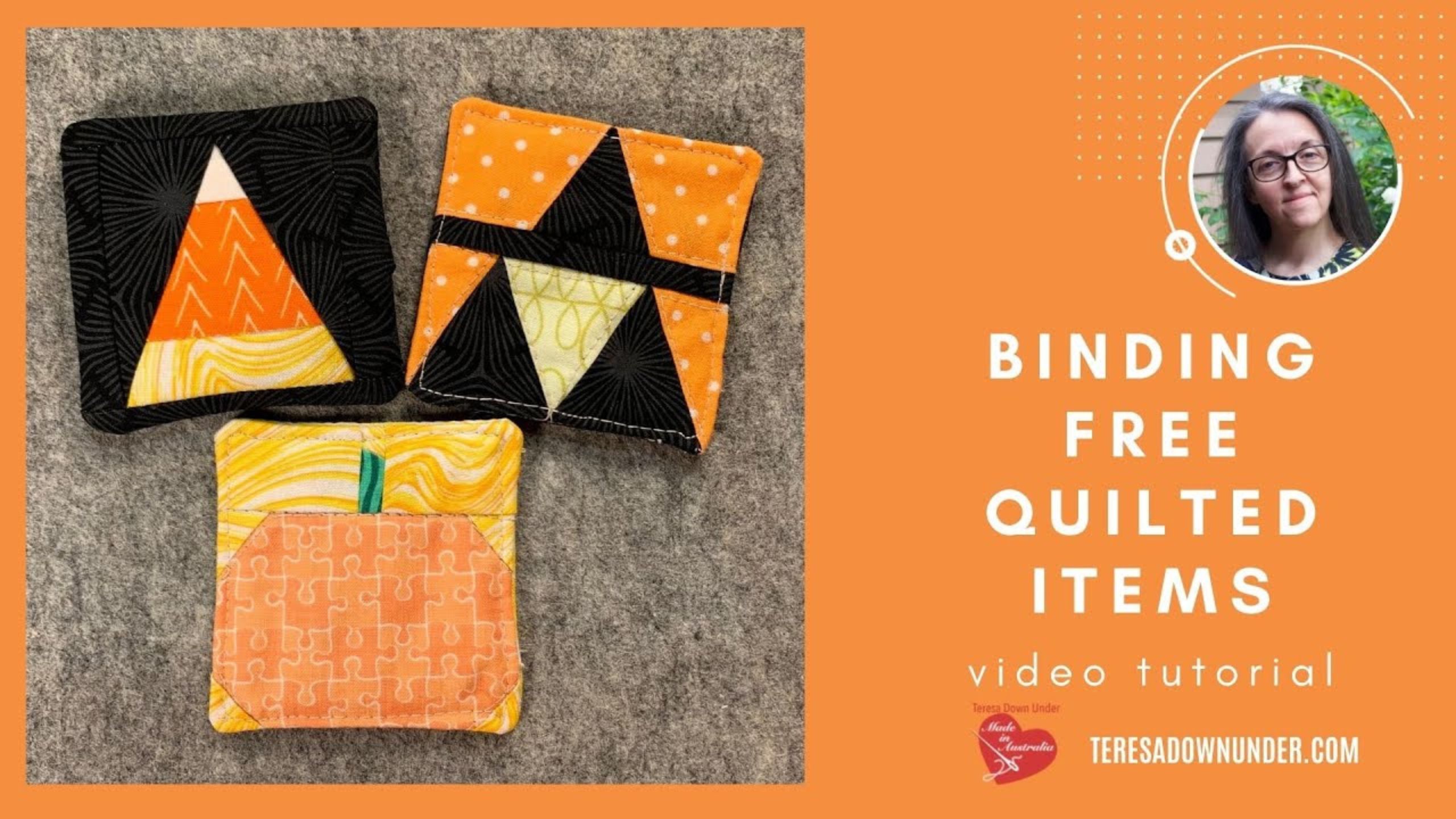 Finishing quilts without binding video tutorial with Teresa Down Under