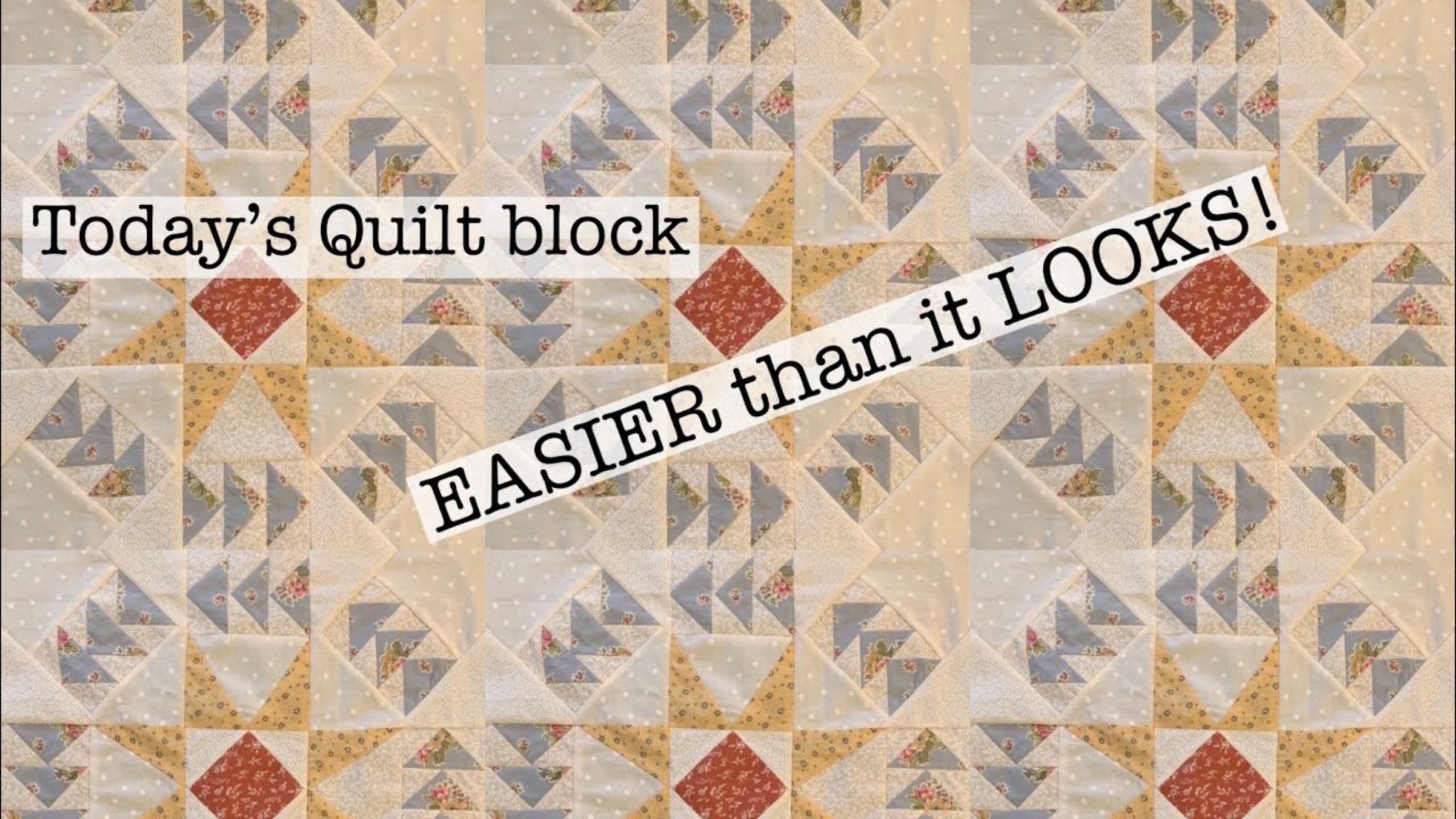 Making a difficult quilt block EASY! Dizzy Geese with Beth Shibley