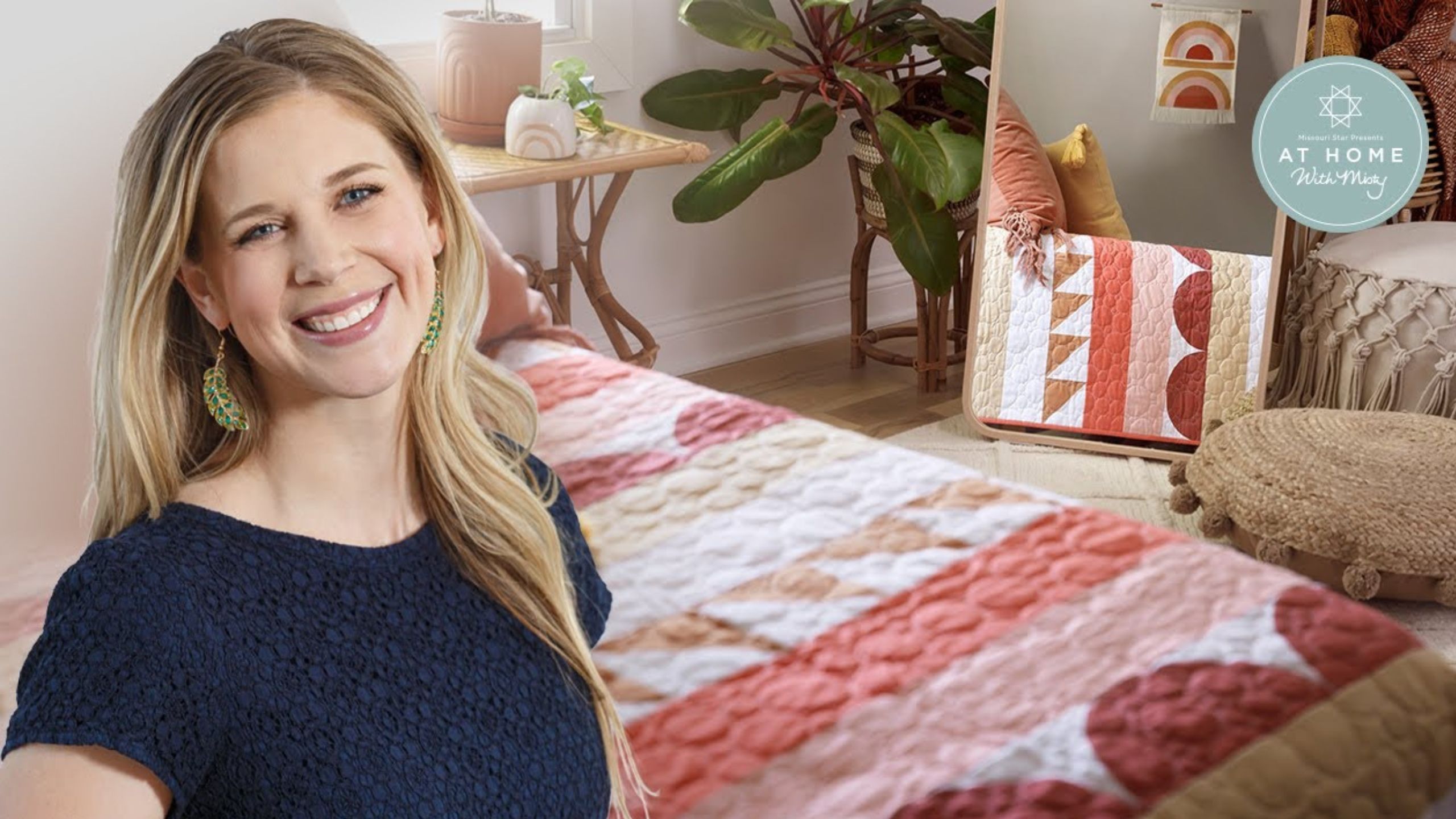 Make a "Summer Sky" quilt with Misty Doan on At Home With Misty