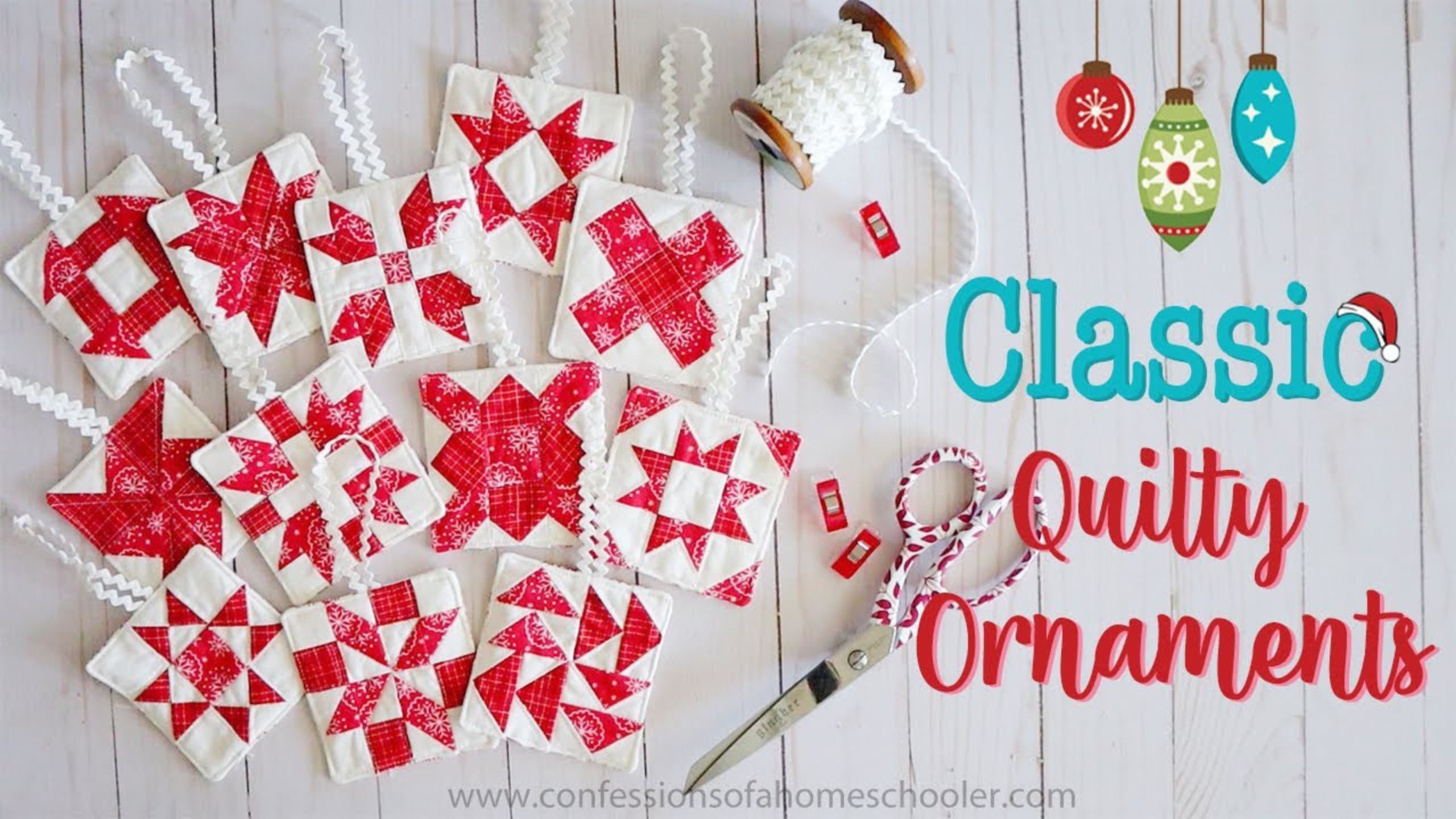 Classic Quilty Ornaments Finishing Tutorial with Erica Arndt