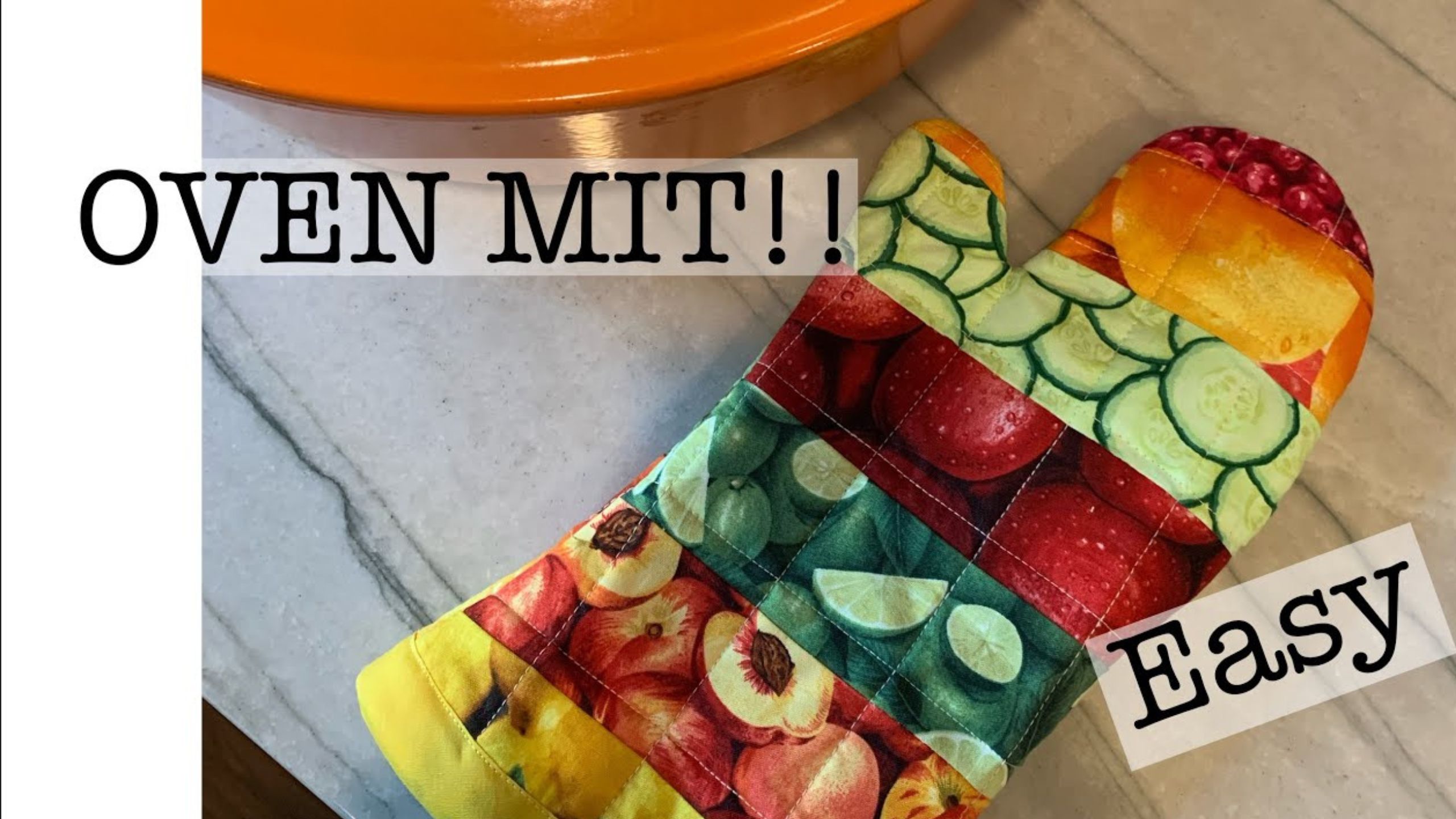 Easy to sew oven mitt with Beth Shibley