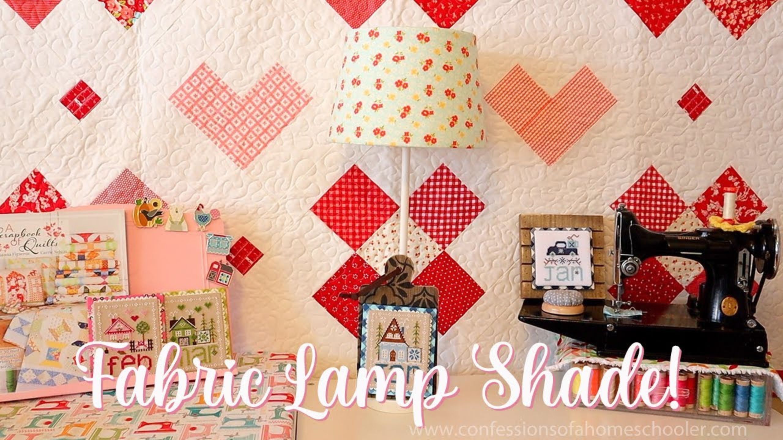 DIY Fabric Lamp Shade (NO SEW EASY TUTORIAL!!) with Erica Arndt