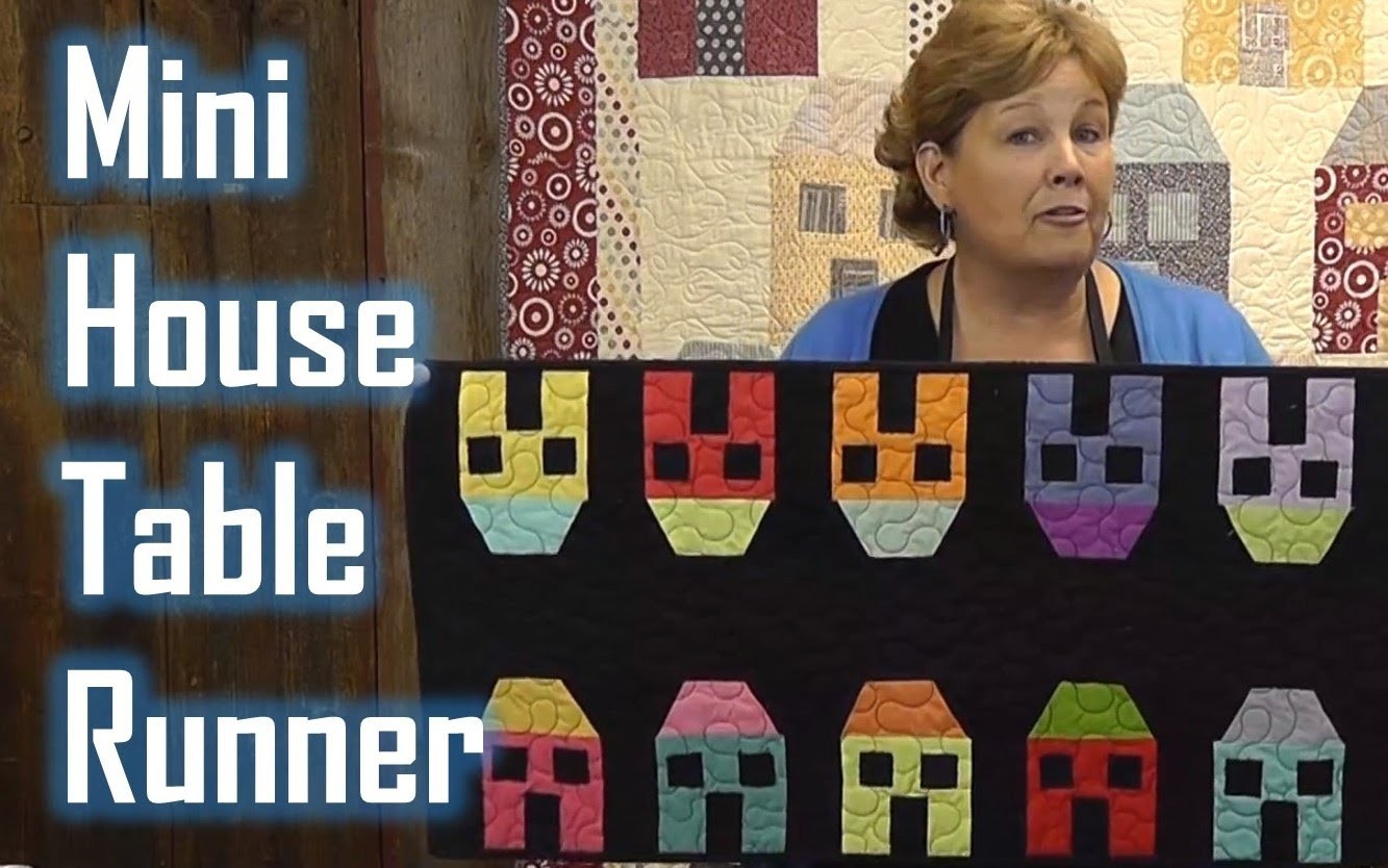 Mini House Table Runner Project