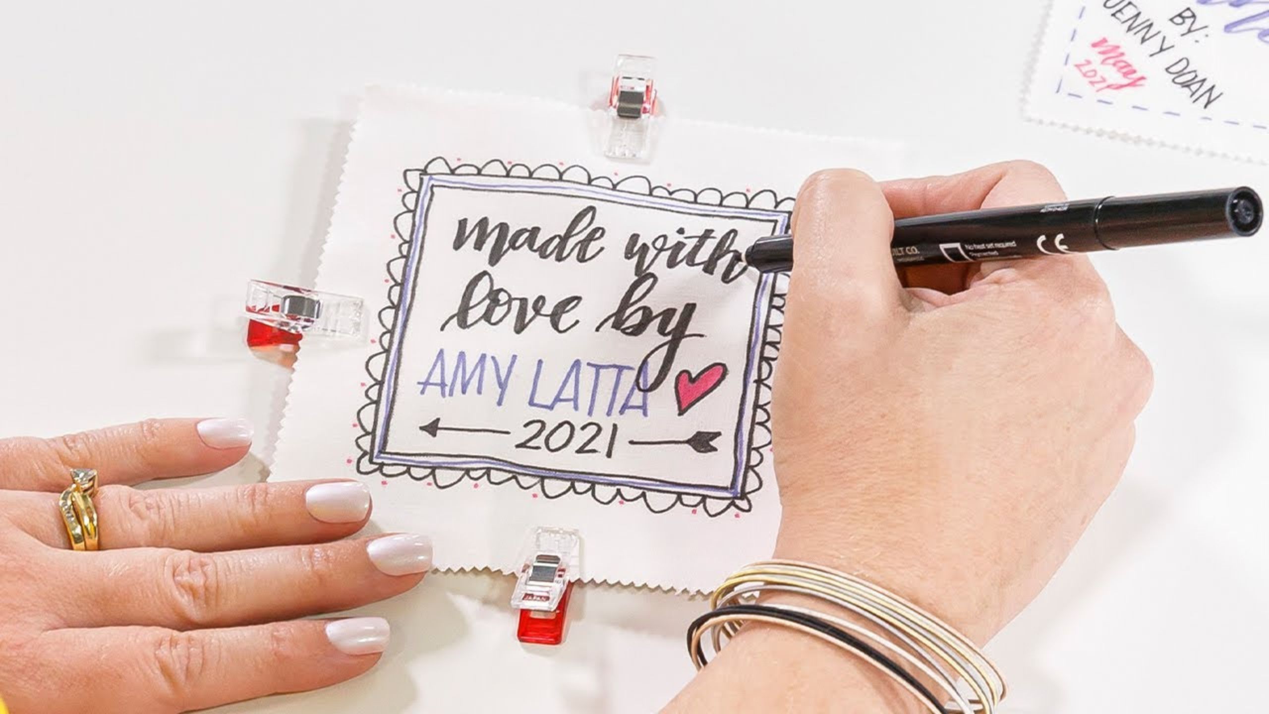 Learn Faux Caligraphy with Amy Latta!