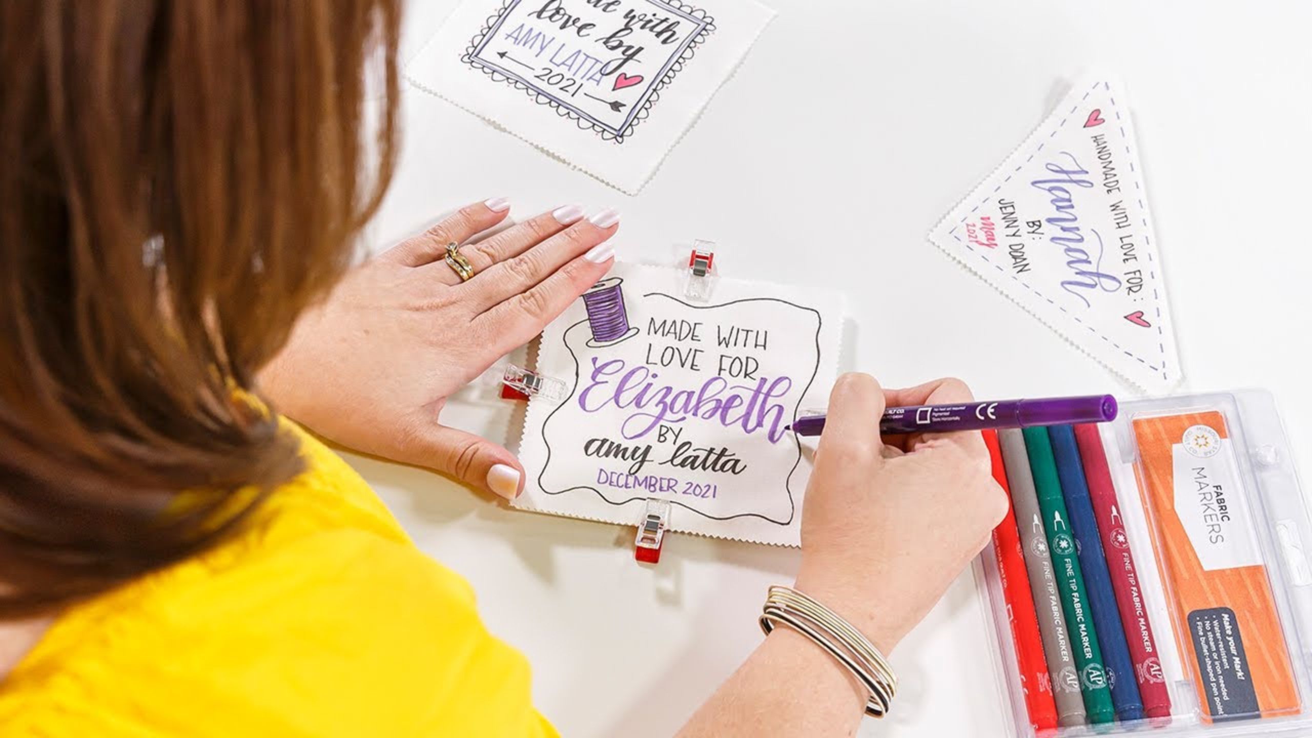 Learn how to make some quilty doodles with Amy Latta!