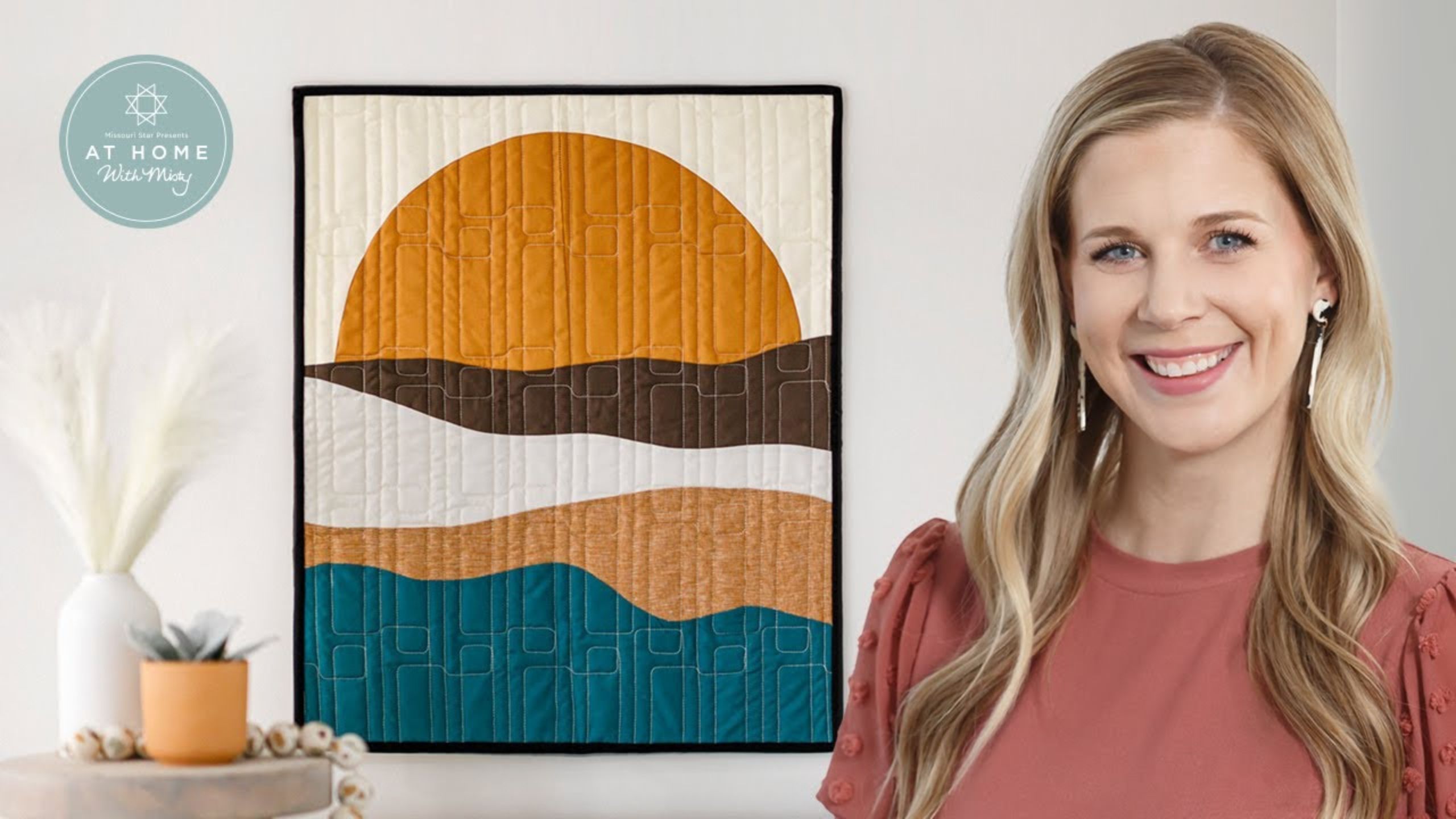 How to Make a Freestyle Sunset Wall Hanging - Free Project Tutorial with Misty Doan