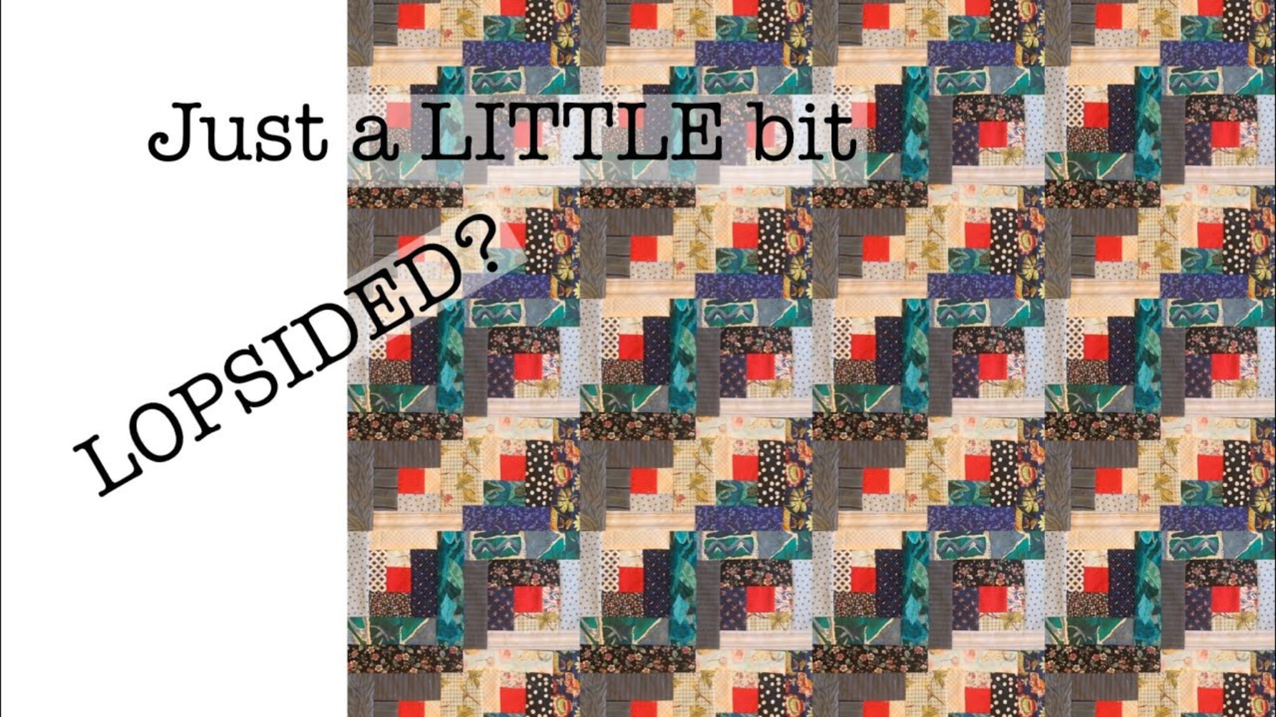 Does this block look a little LOPSIDED? Sew along with Beth Shibley