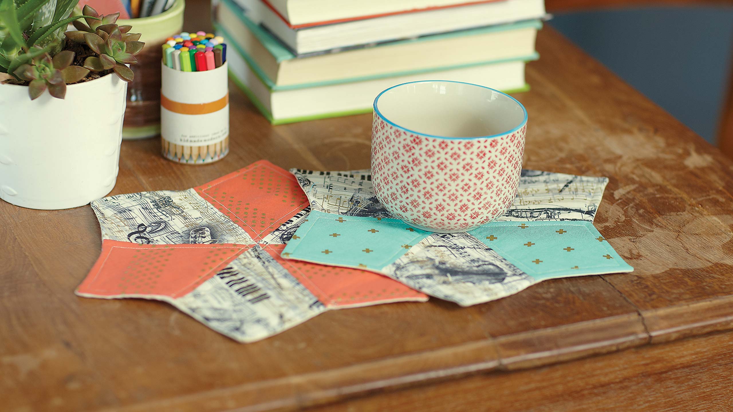 periwinkle mug rug tutorial quilting tutorials