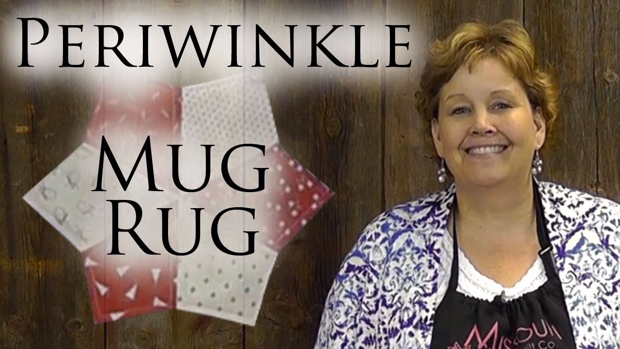 periwinkle mug rug tutorial quilting tutorials