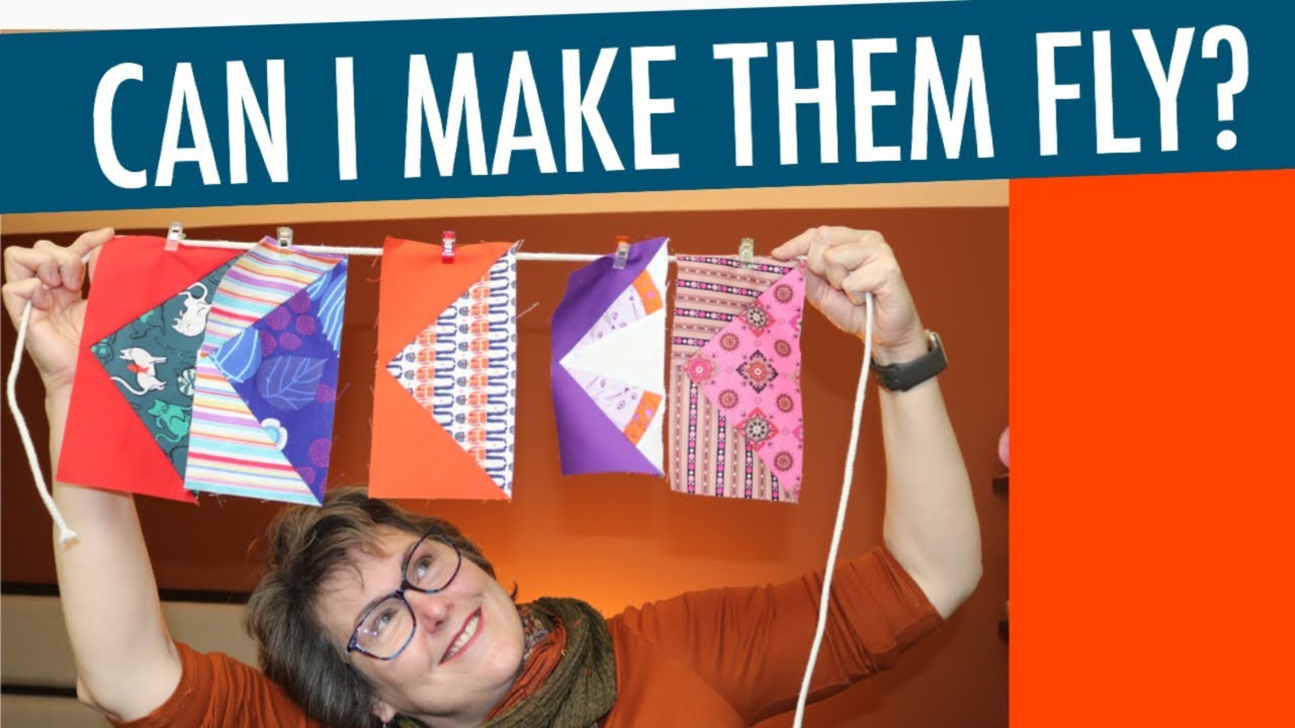 Learn how to make Flying Geese - sewing hacks with Karen Brown