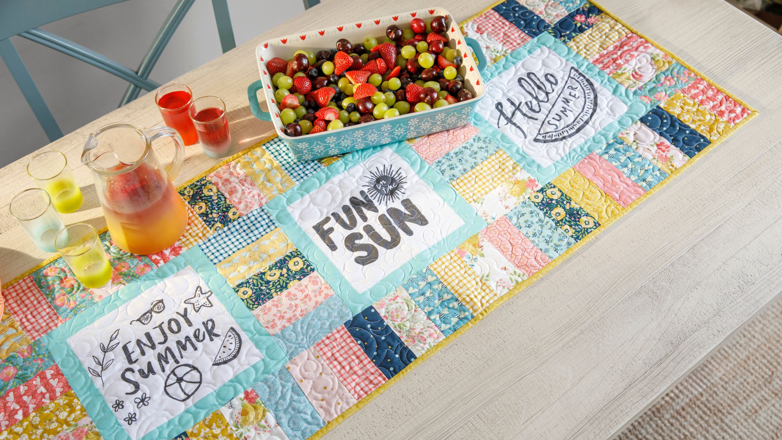 How to Make a Summer Charm Keys Table Runner - Free Project Tutorial