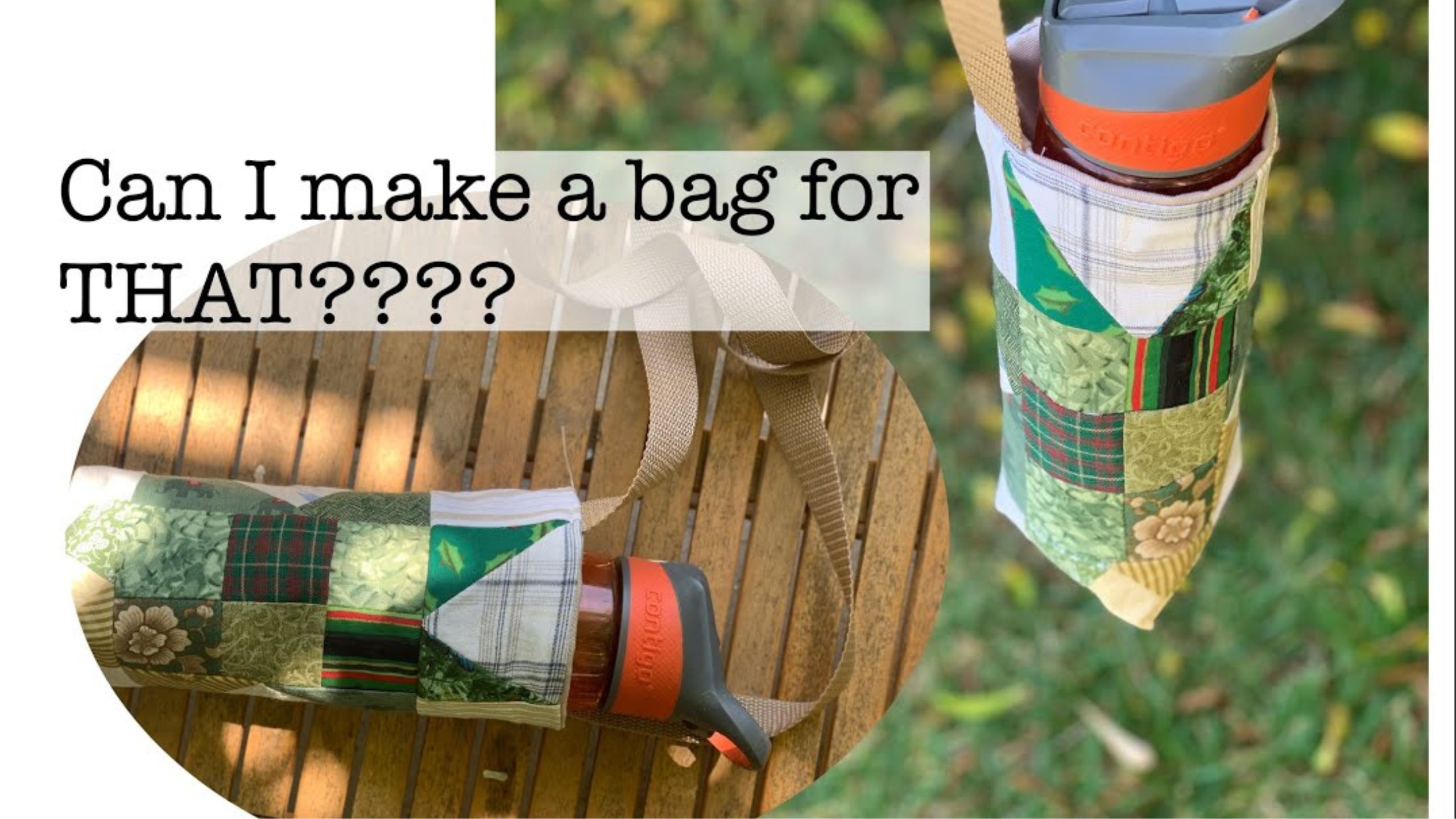 You can sew a bag for ANYTHING! A tutorial with Beth Shibley