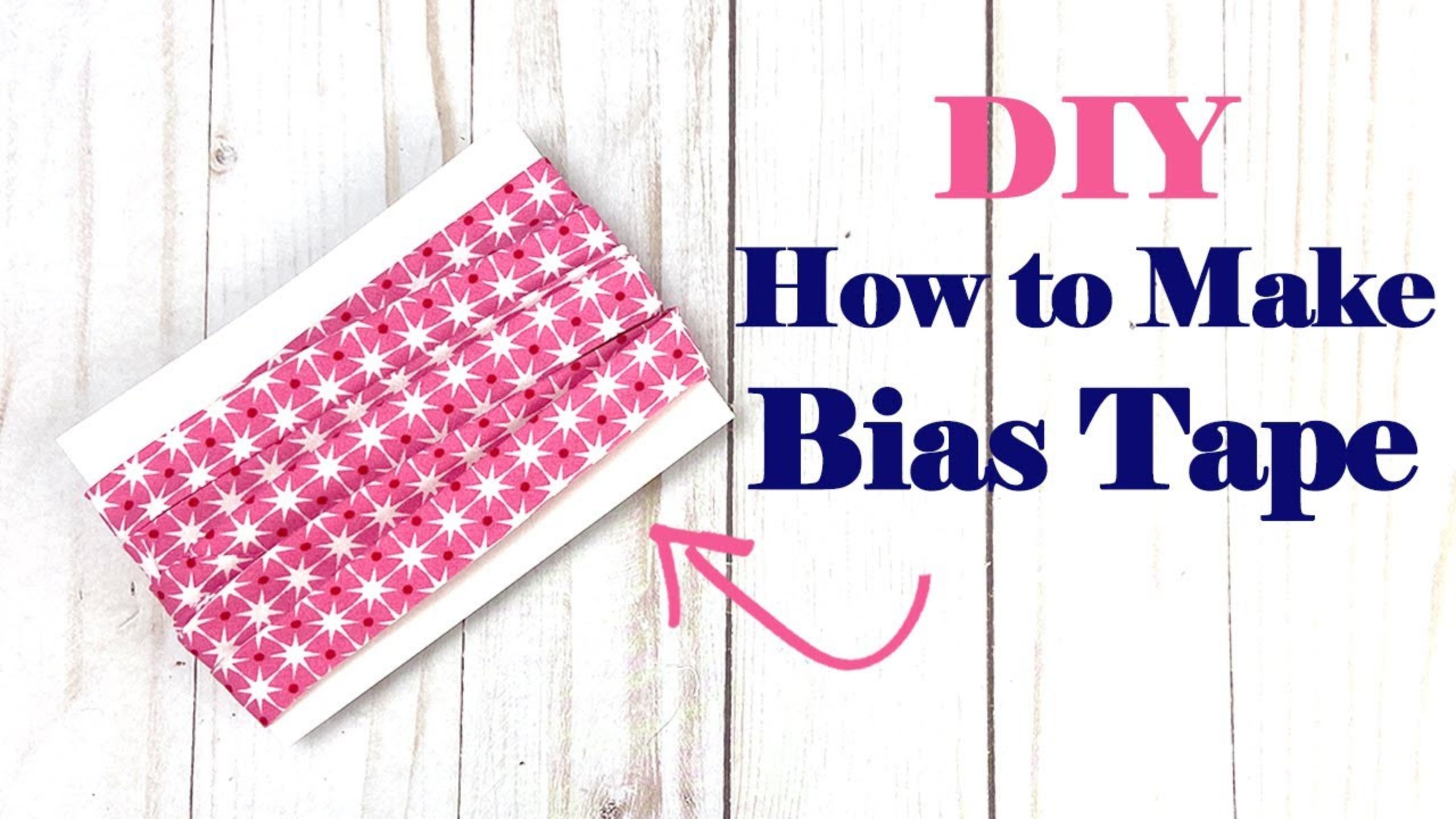 DIY How to Make BIAS BINDING or BIAS TAPE with Erica Arndt