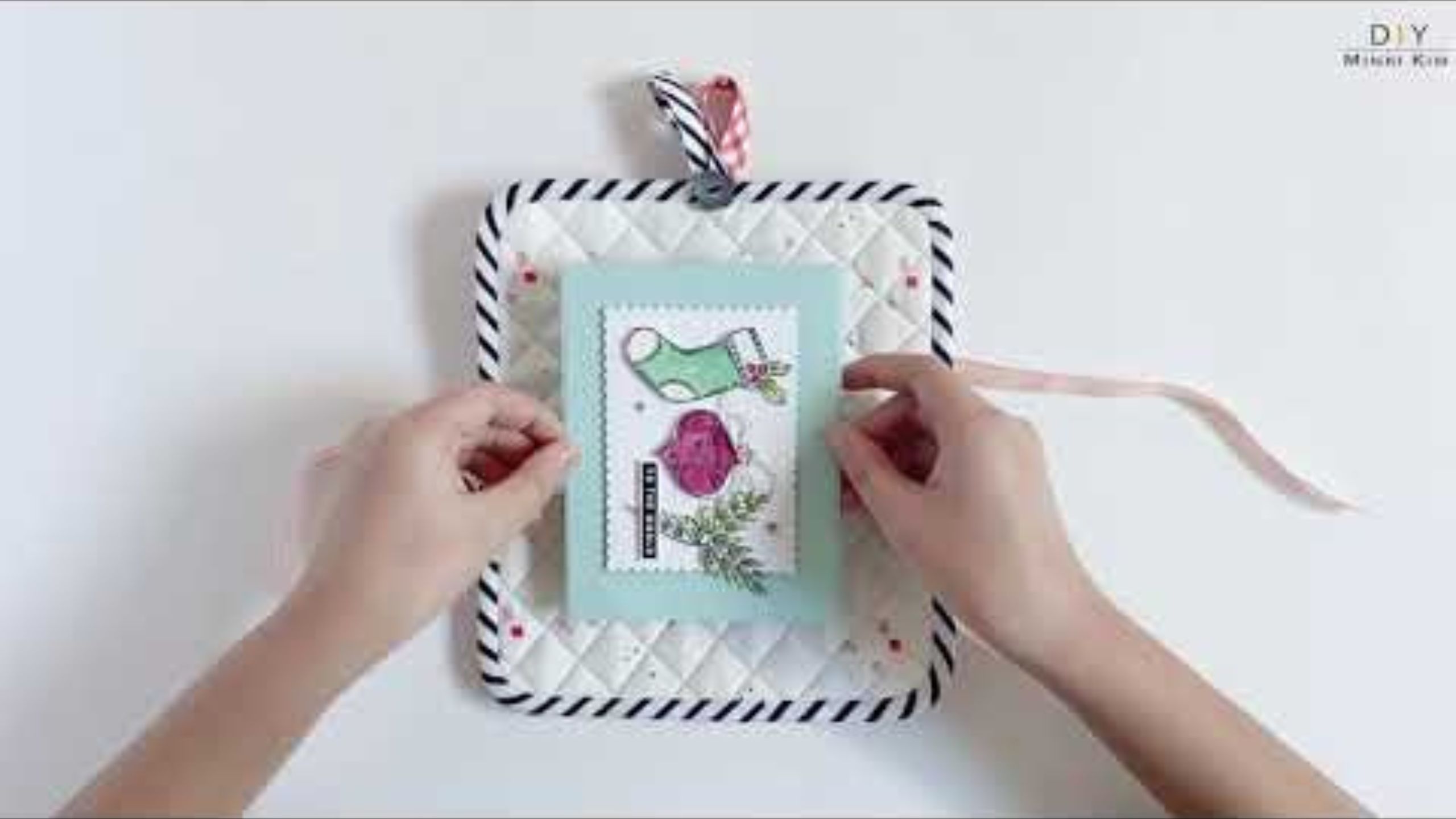 How to make Snowman potholder with Minki Kim
