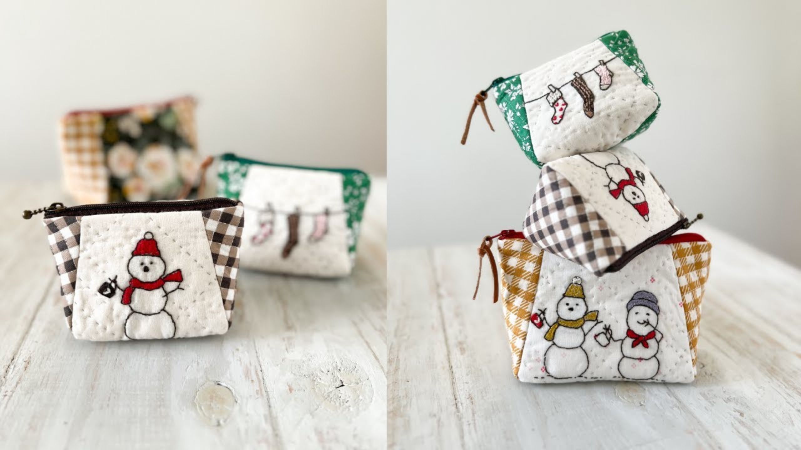 Holiday Gift Idea with Minki Kim - Sunset Mini Coin Purse with Embroidery