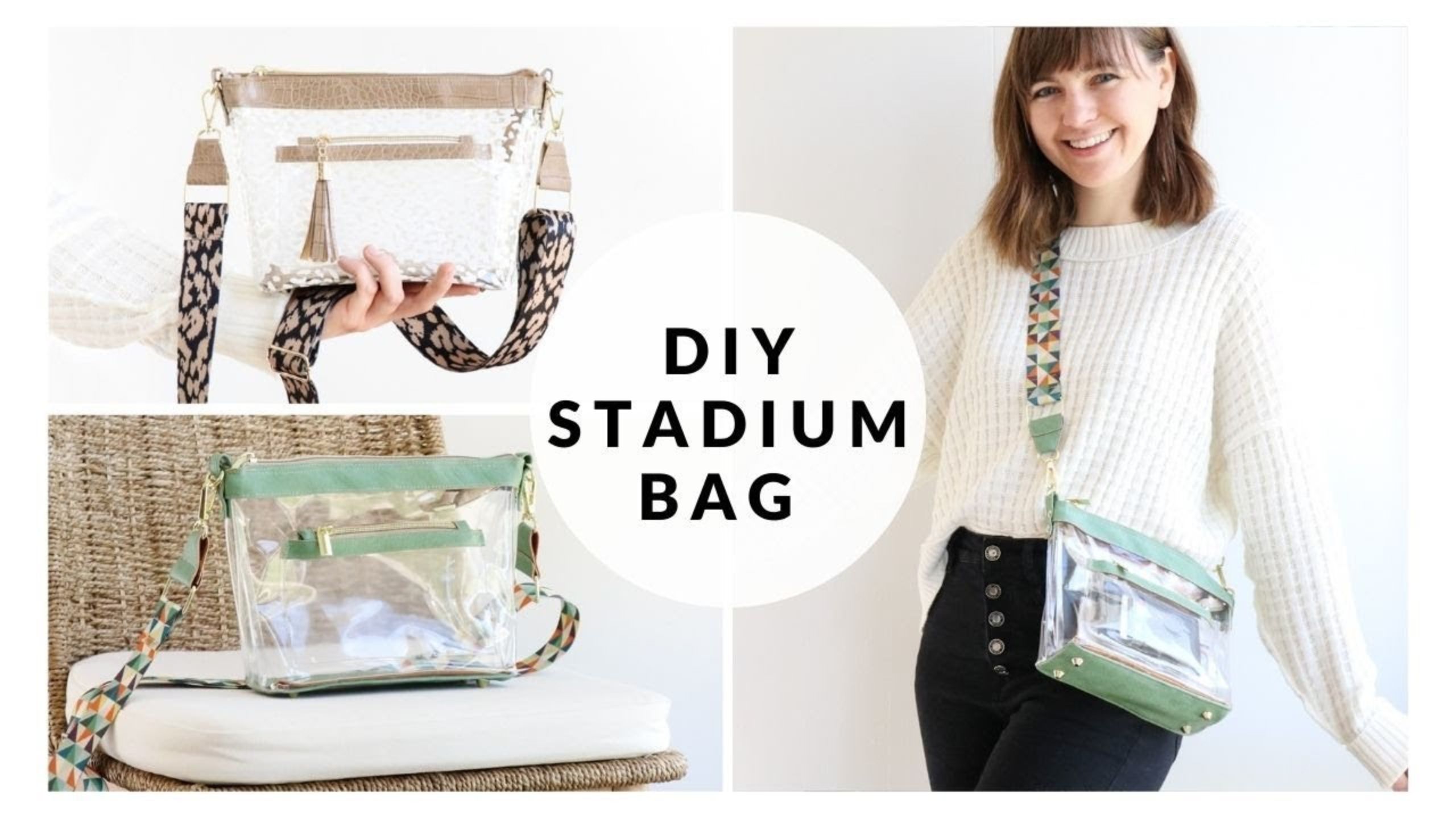 DIY Stadium Bag Tutorial with Sallie Tomato