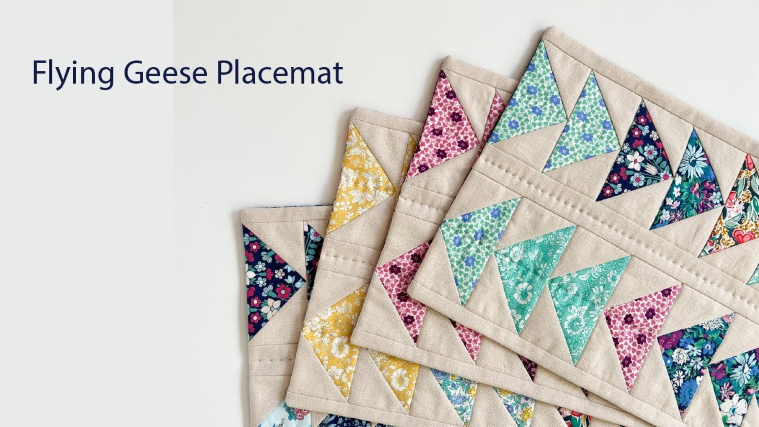 Make Flying Geese Placemat with Minki Kim