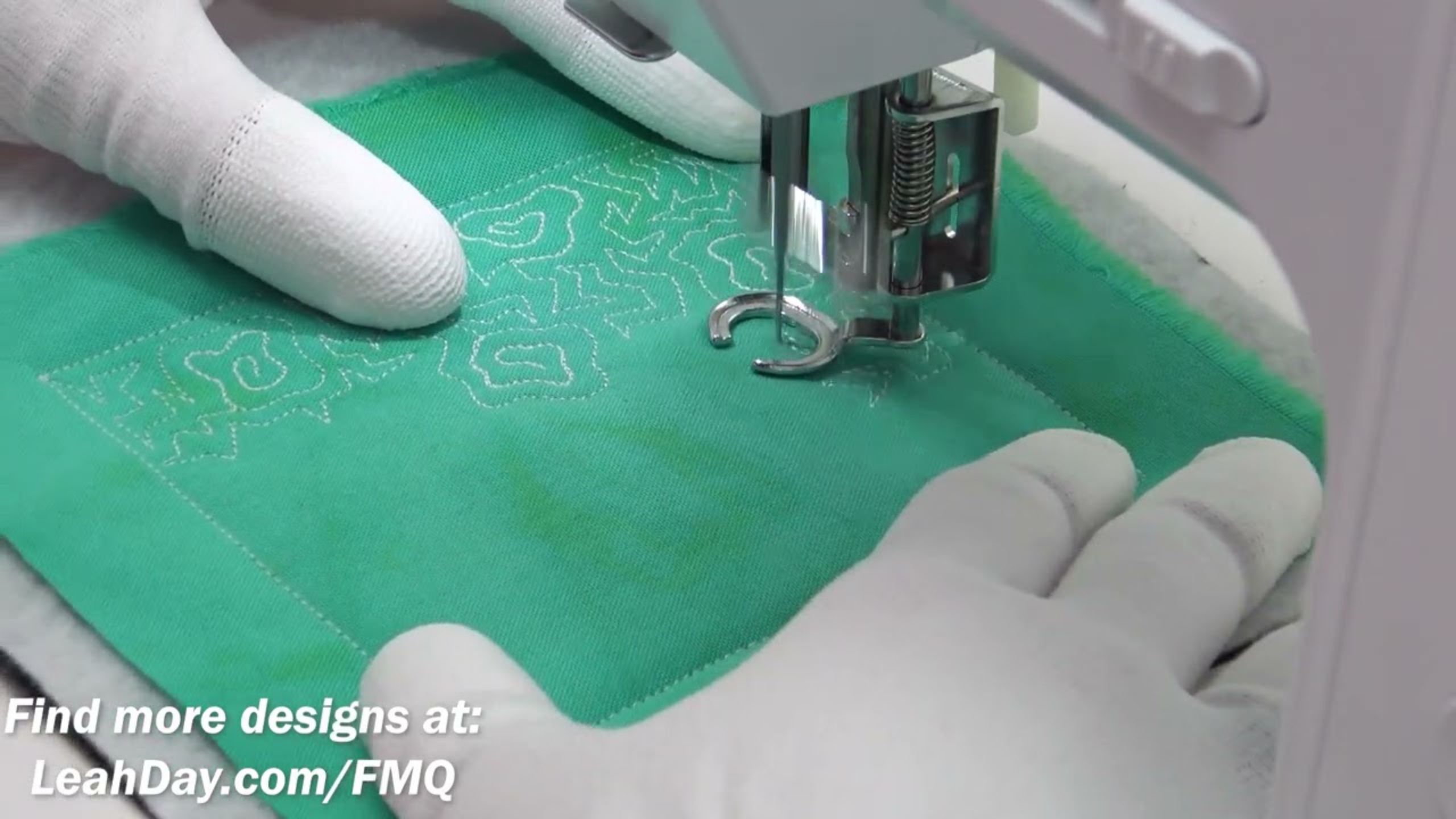 How to Quilt Zap and Sizzle on a Home Machine with Leah Day