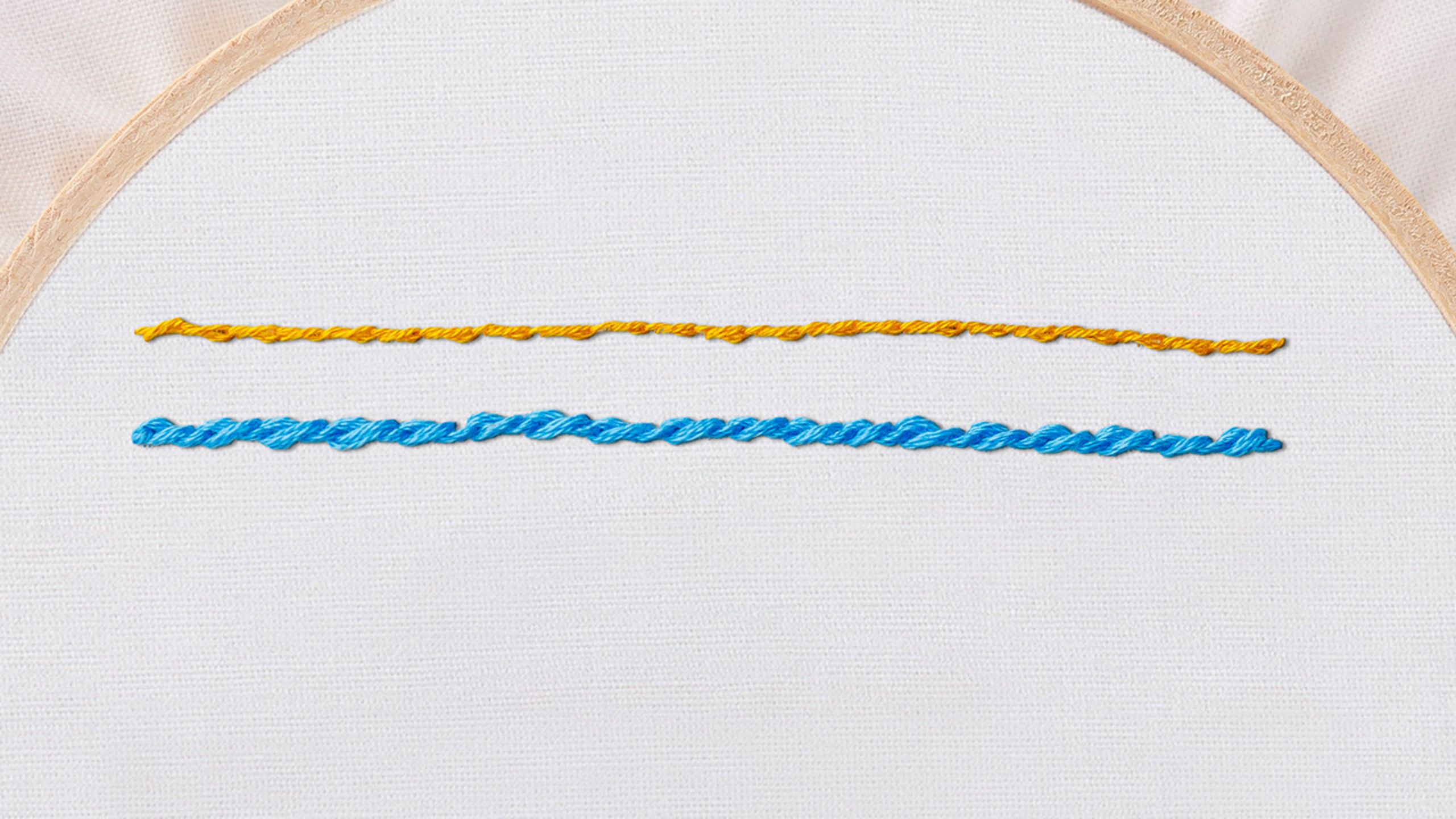 Embroidery 101: How to Embroider Twisted Chain Stitch