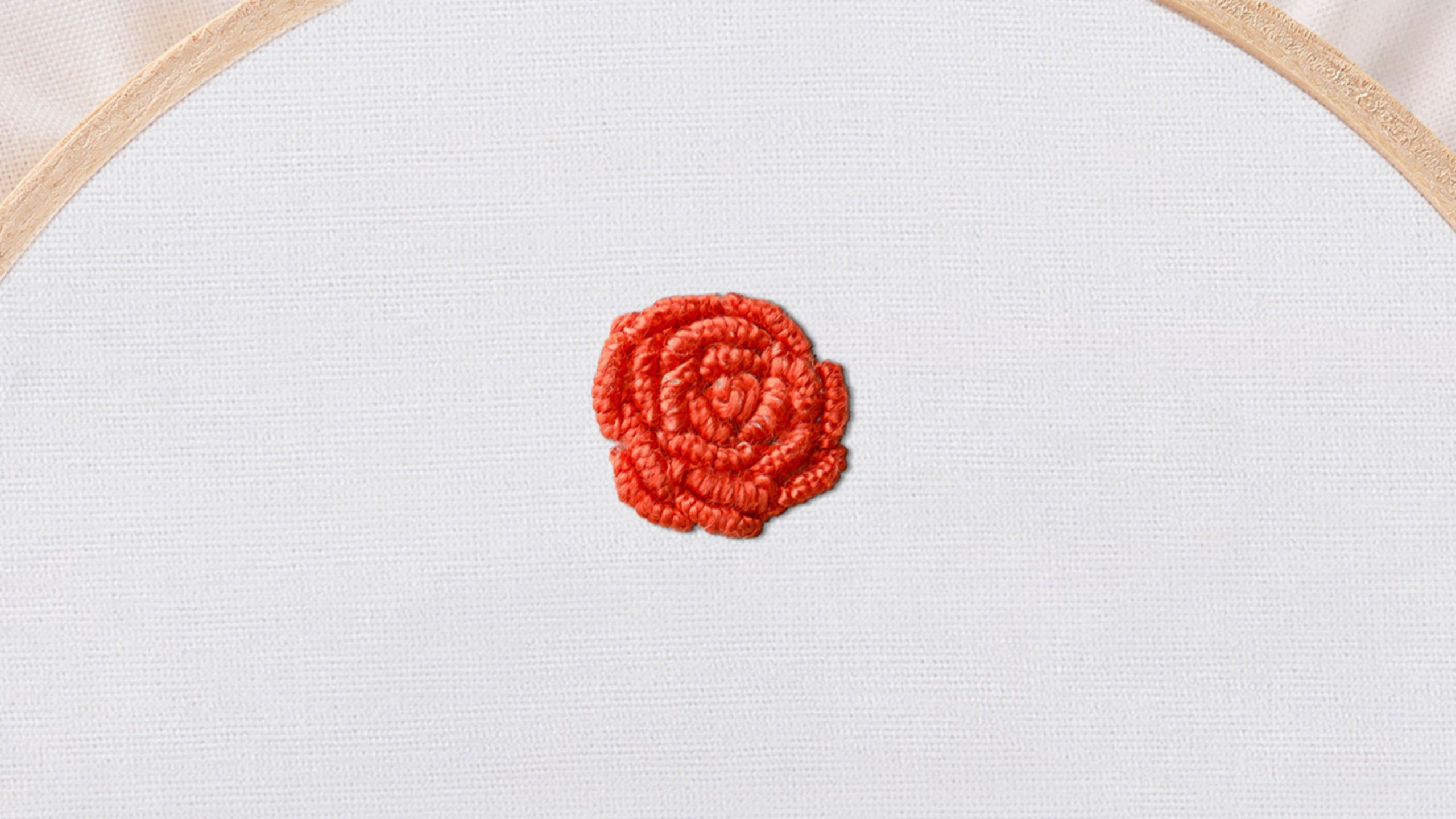 Embroidery 101: How to Embroider Bullion Rose Stitch