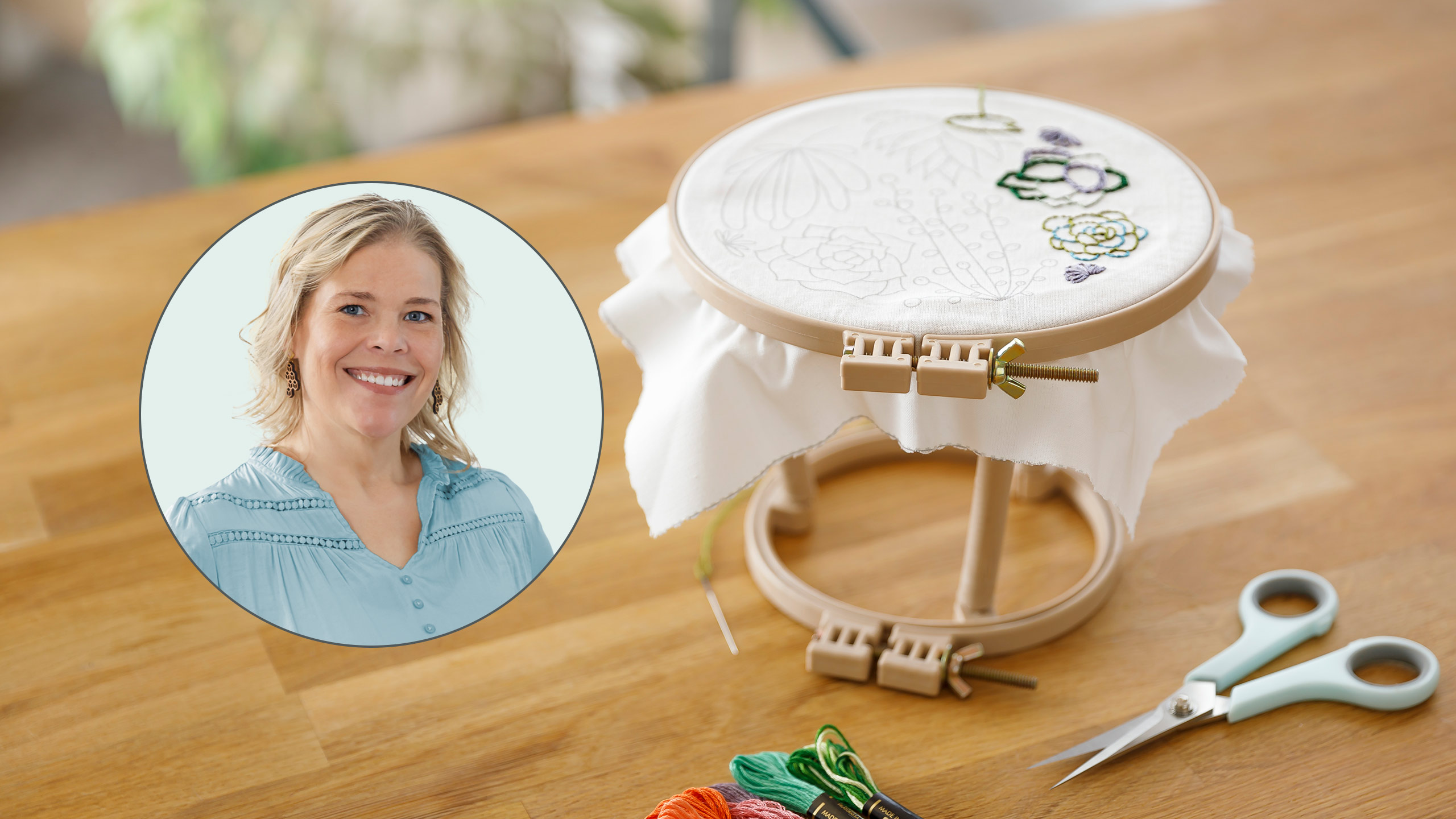 Embroidery 101: Hoop Stands and How to Use Them