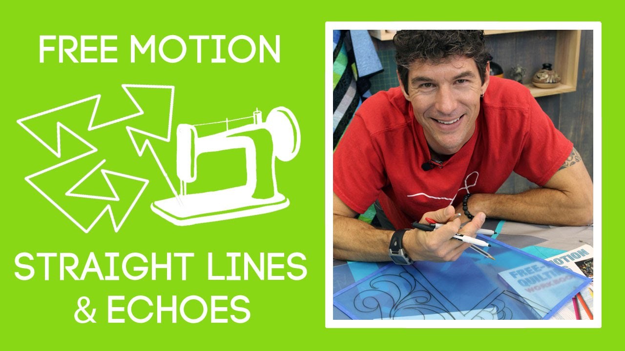 FMQ Skills and Drills: Straight Lines and Echo Quilting