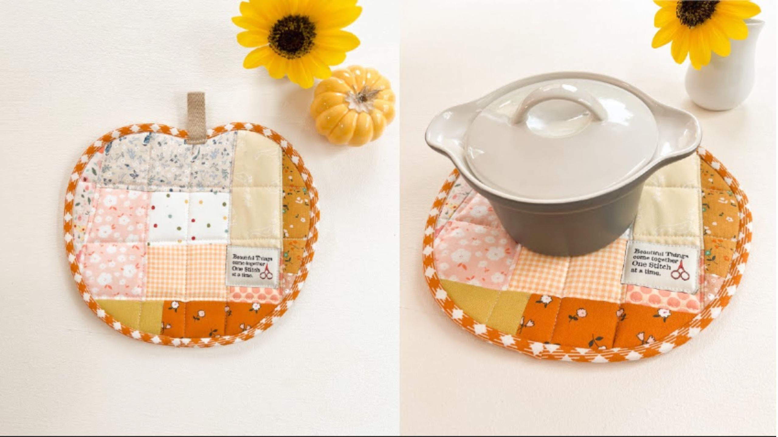 How to make Pumpkin Potholder with Minki Kim