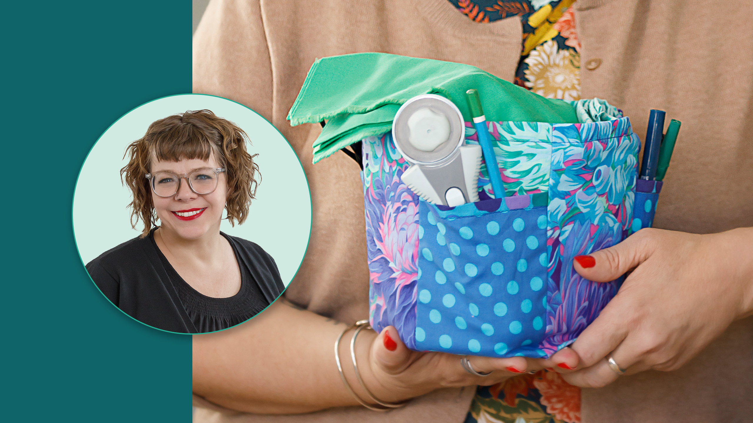 Hexy Bottom Bag with Teresa Coates