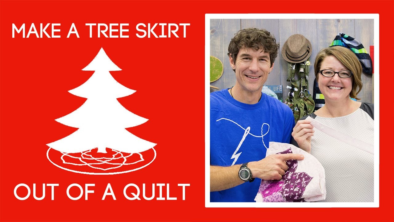 Turn a Quilt into a Tree Skirt