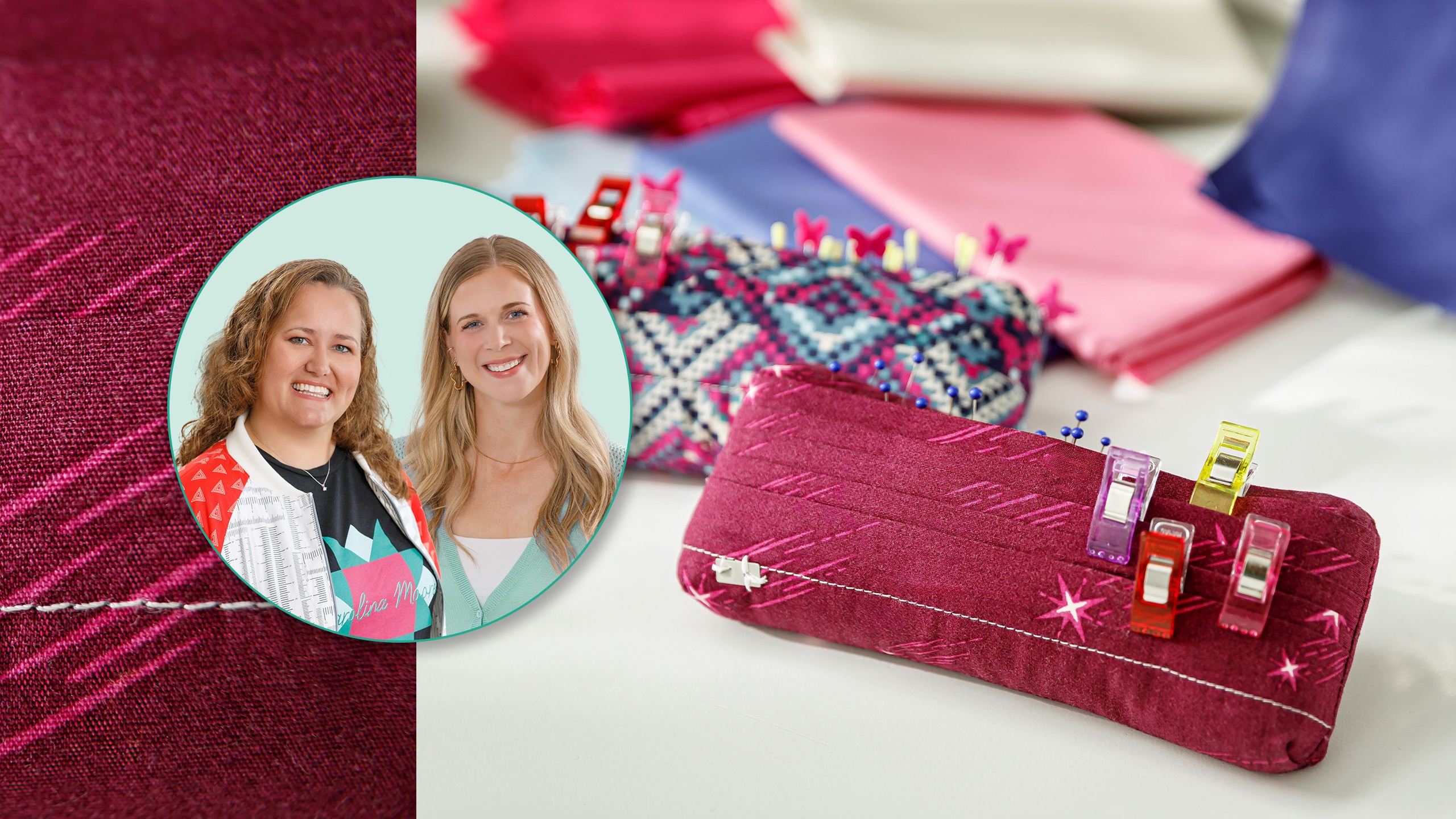 Pleated Pincushion with Carolina Moore