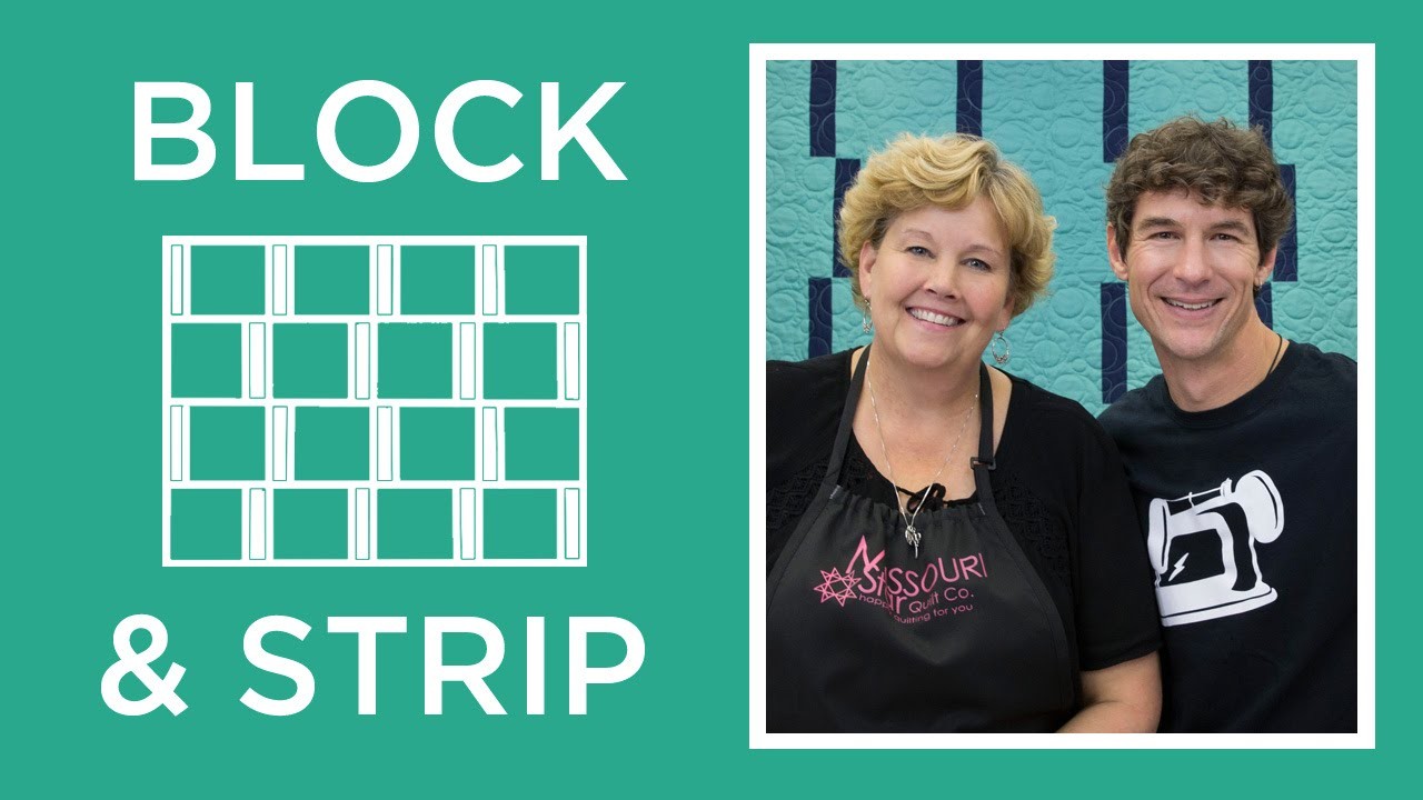 Block and Strip Quilt