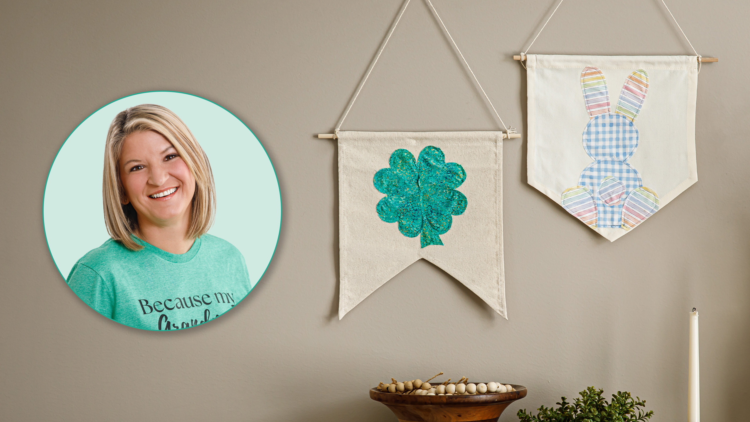 Appliqué Spring Banners with Tami Jones