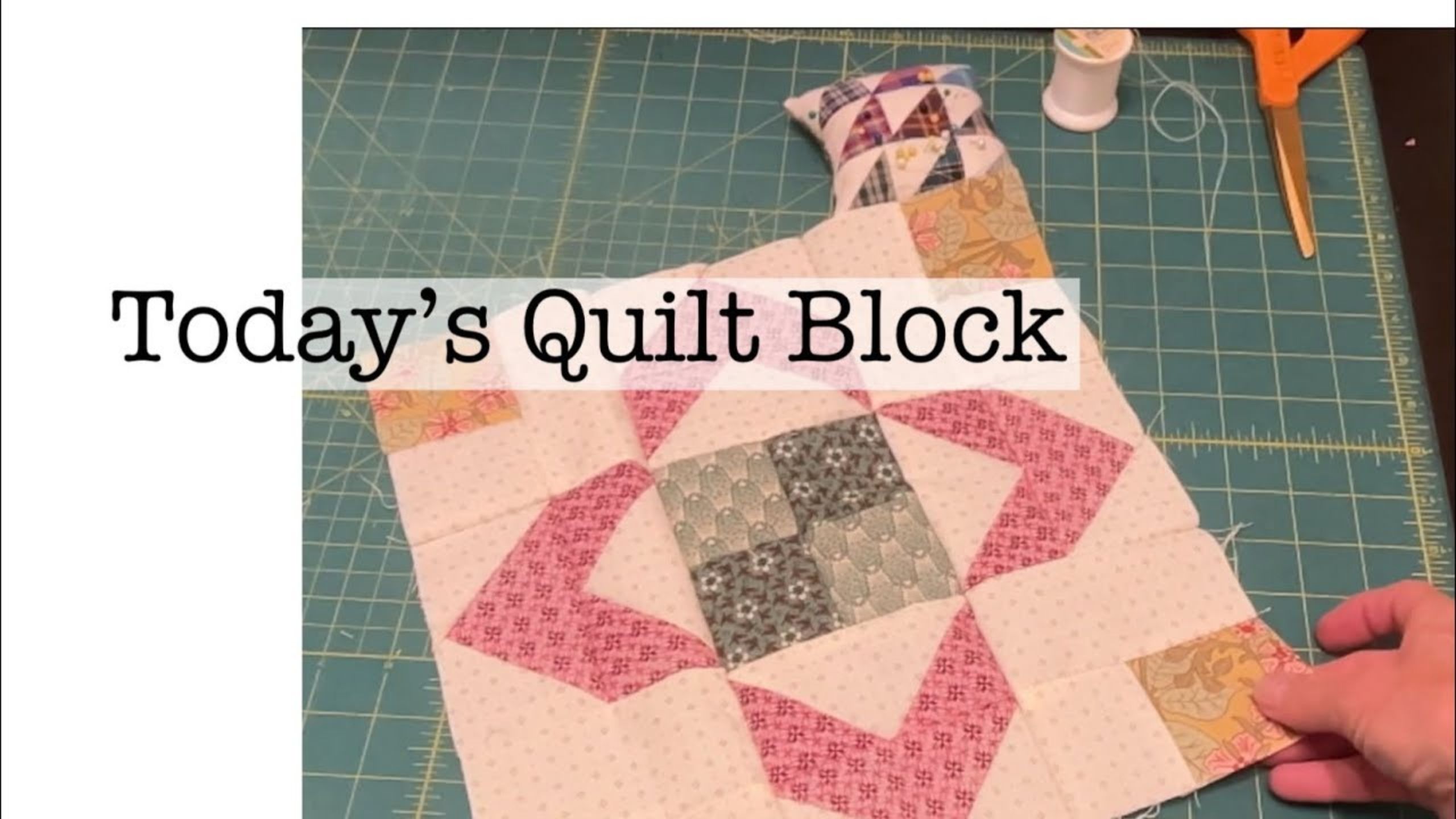 Today's quilt block - Puss in the Corner