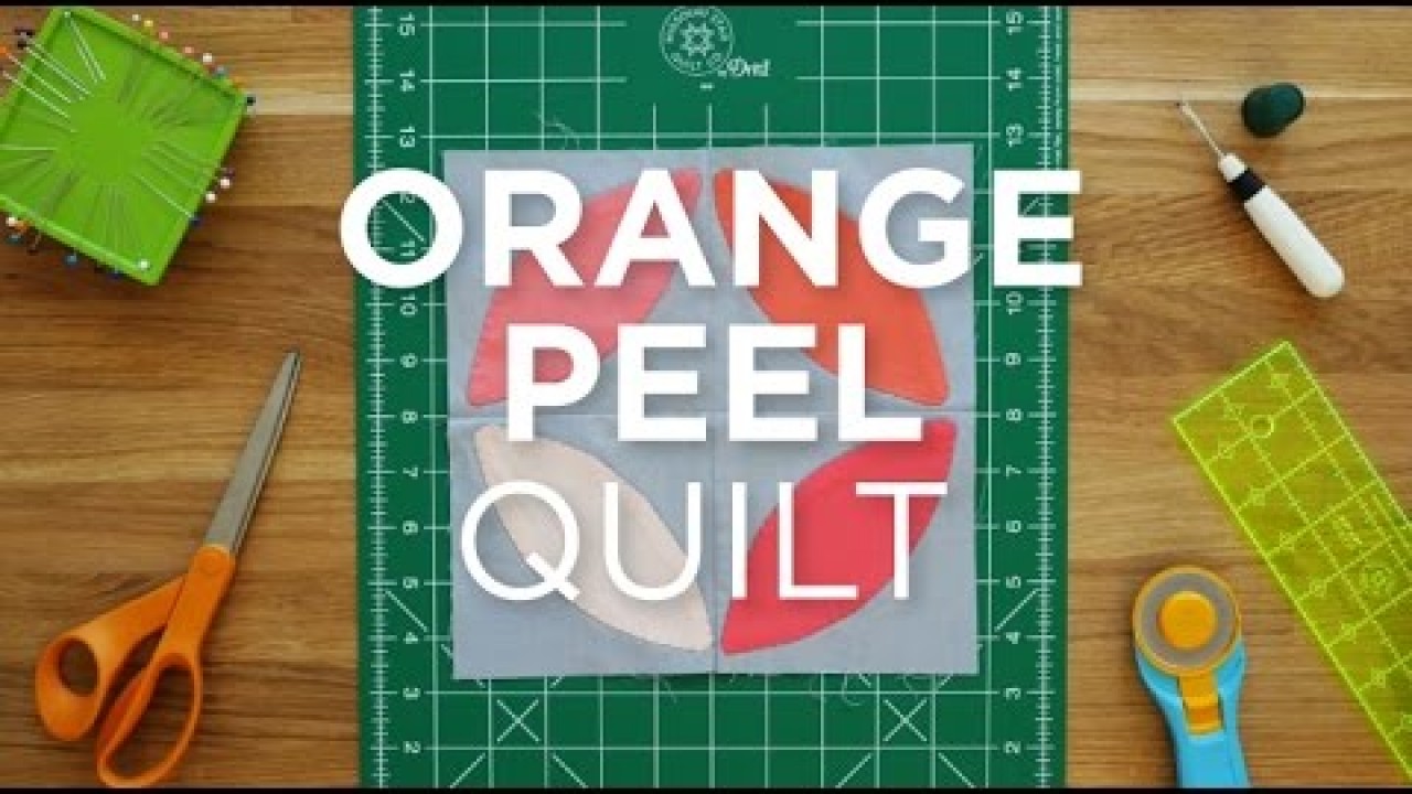 Orange Peel Quilt Block - Quilt Snips