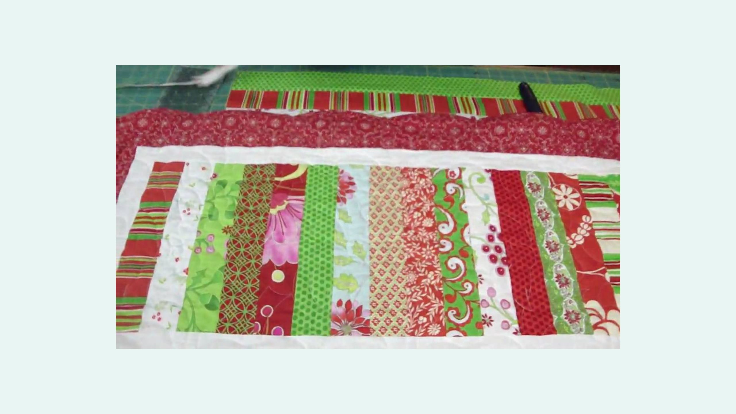 Two Table Topper projects from the Snow Flower Design Roll Part 1 / 2