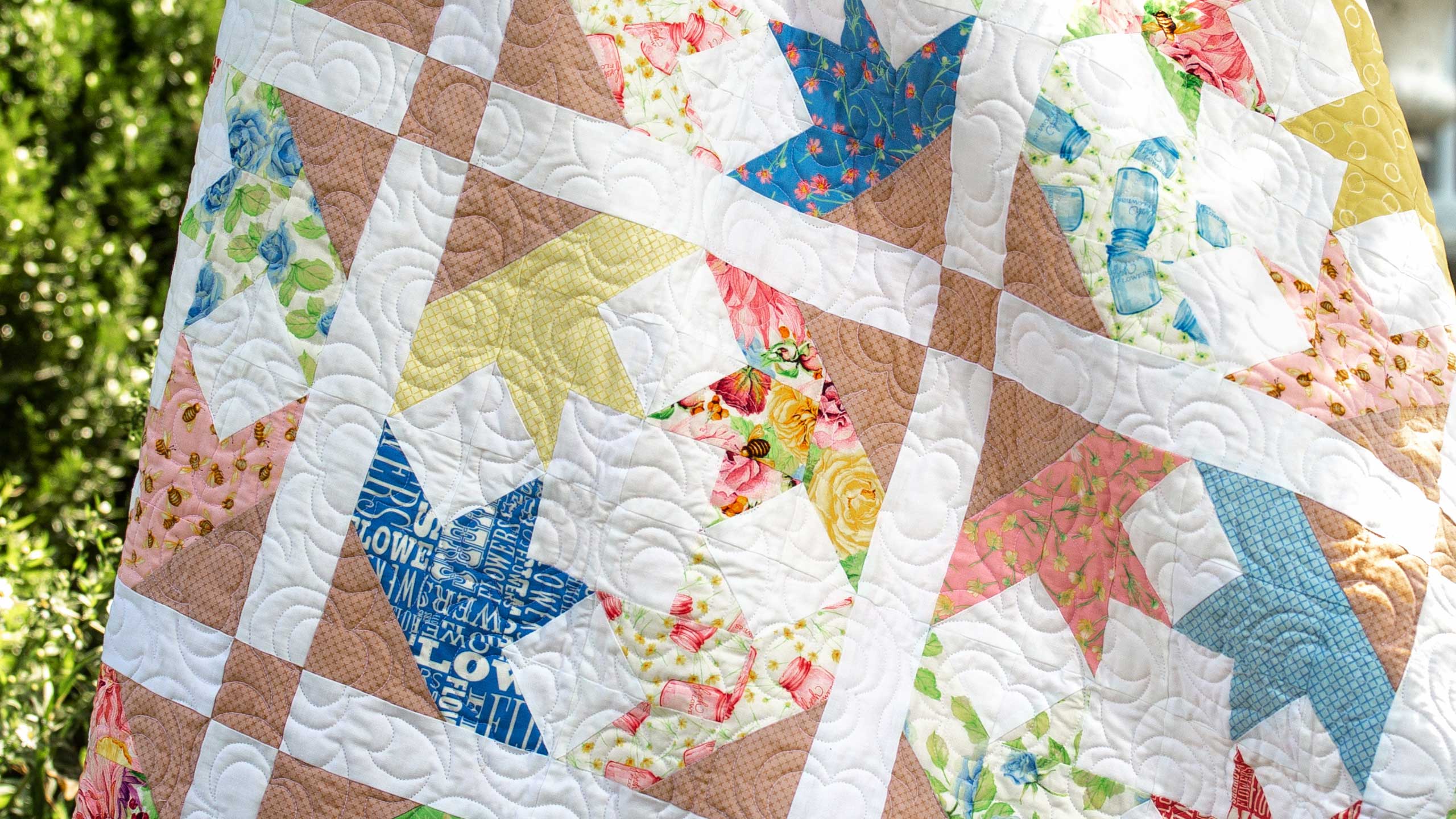Make a "Basket Of Blooms" Quilt with Jenny!