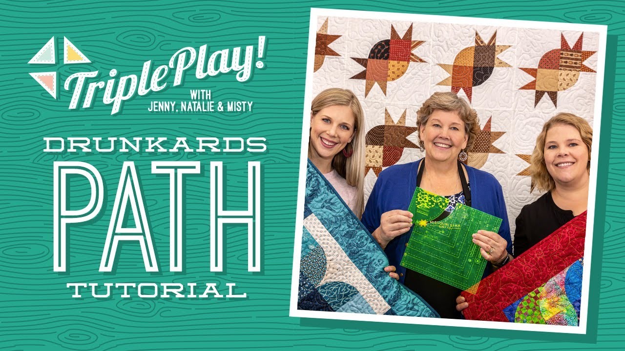 Triple Play 3 New Drunkard's Path Projects with Jenny Doan, Natalie