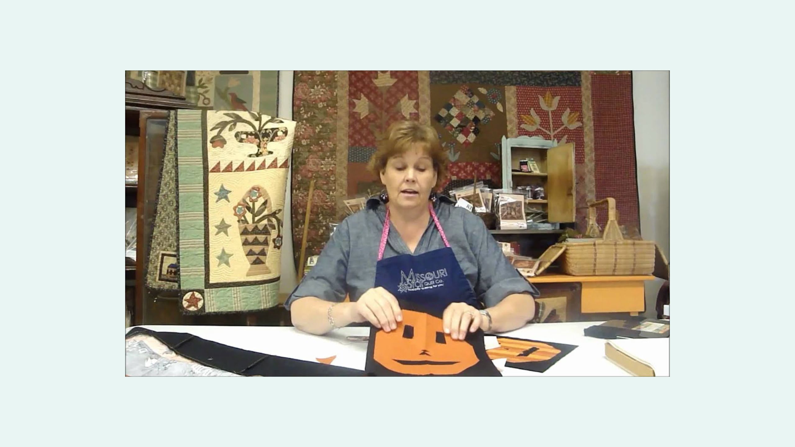 Halloween Quilting Craft for Story time