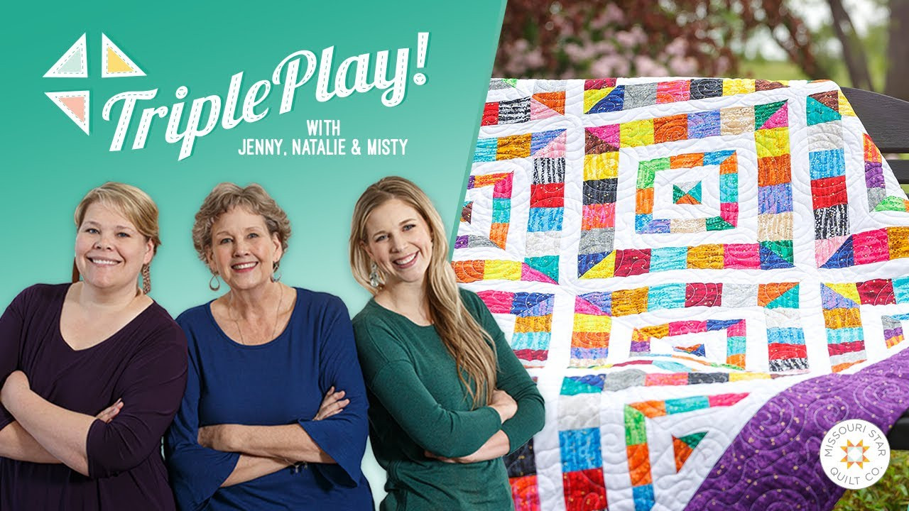 Triple Play: 3 New Foundation Paper Piecing Quilts with Jenny Doan of