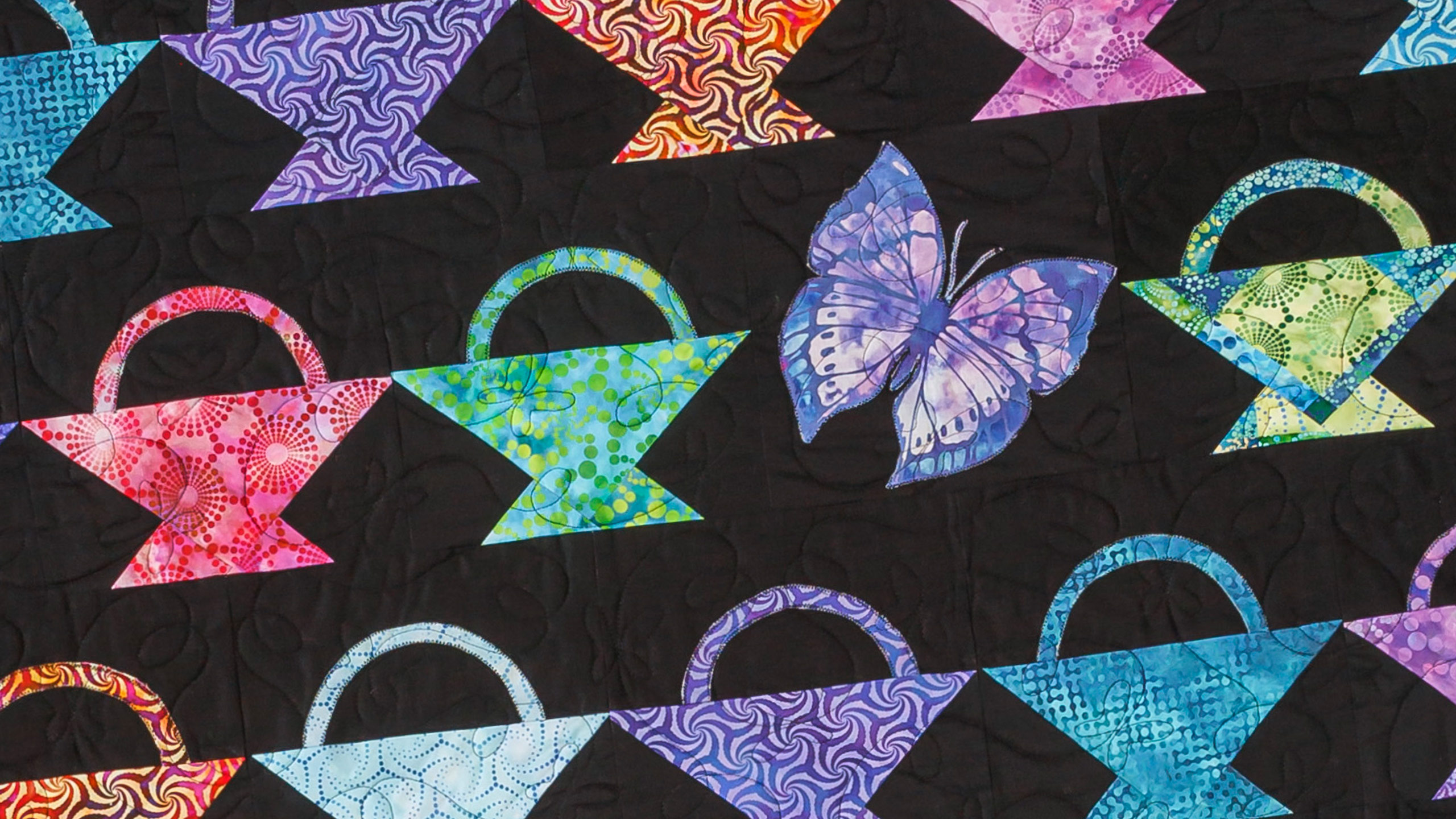 Make a "Baskets and Butterflies" Quilt with Jenny Doan of Missouri Star