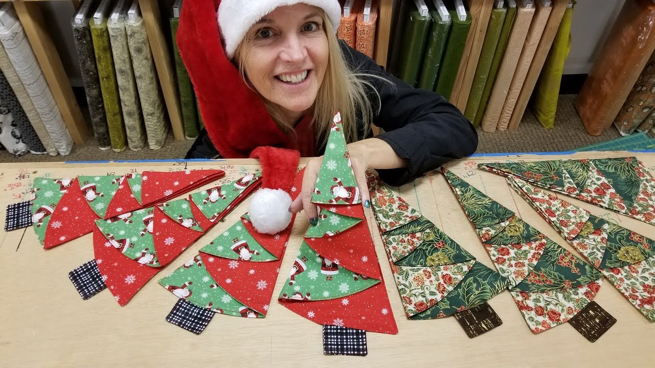 Fastest Last Minute Christmas Tree Napkins with Donna Jordan of Jordan