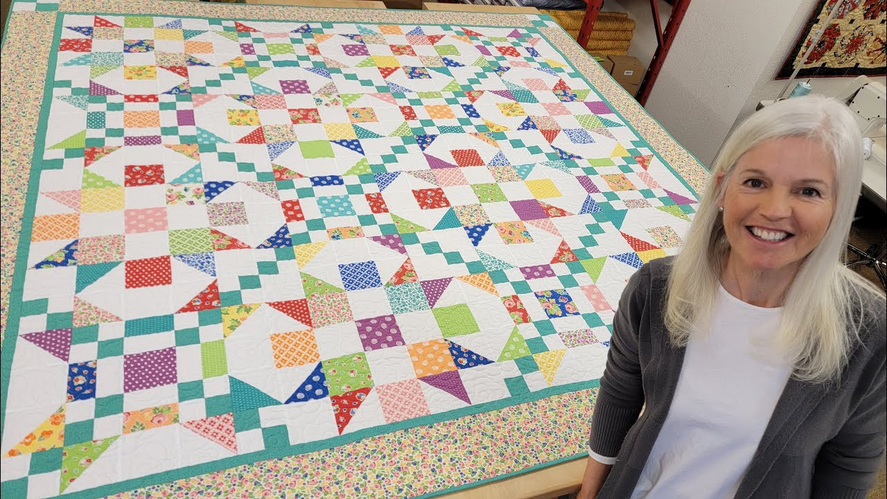 Make "Tidal Crossing" Quilt with Donna Jordan of Jordan Fabrics