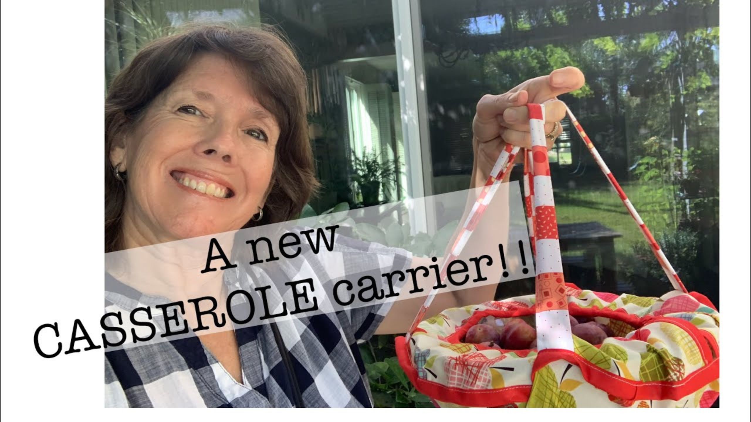 Sew along with me as I make a new casserole carrier with Beth Shibley