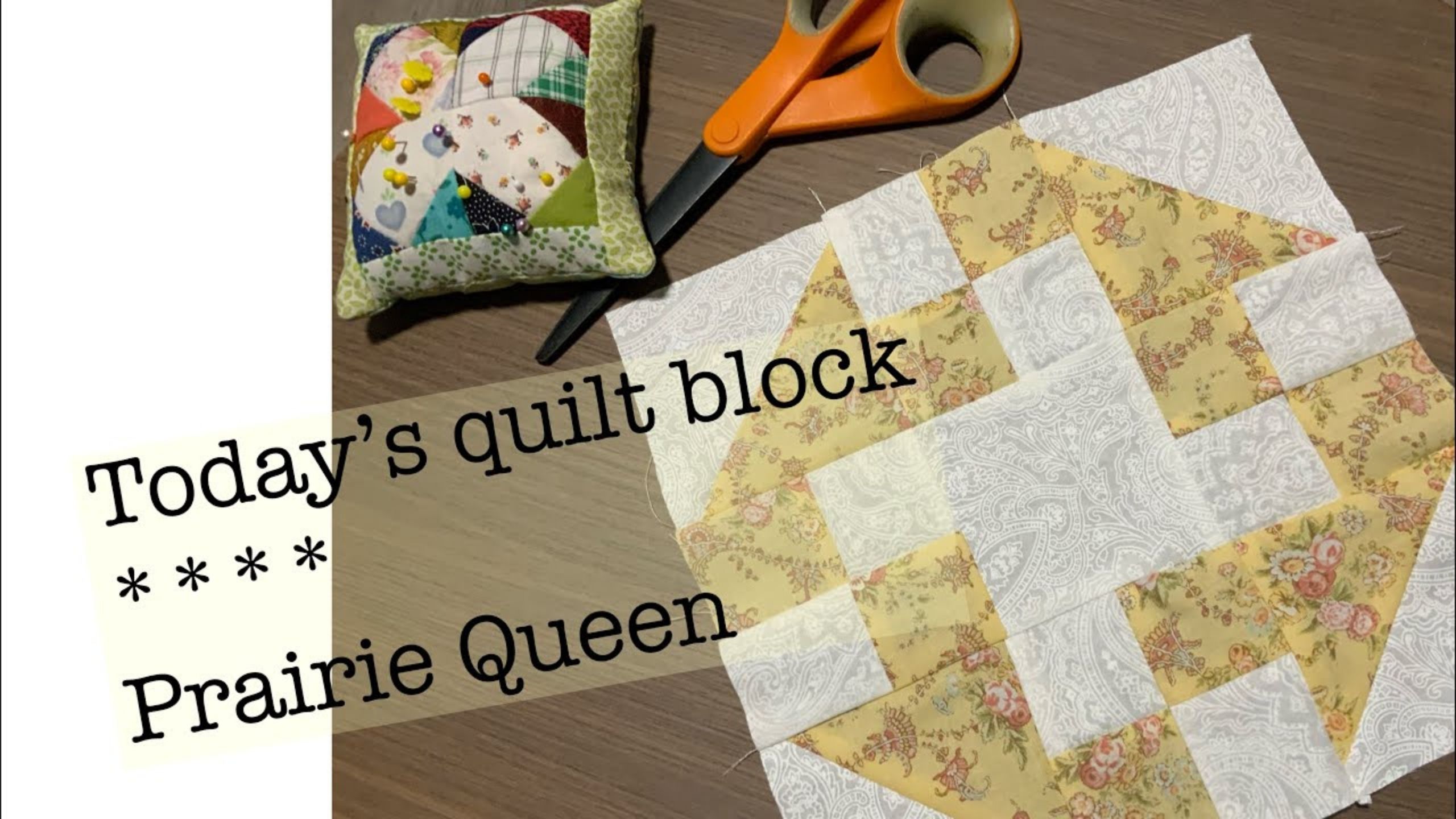 Prairie Queen quilt block with Beth Shibley