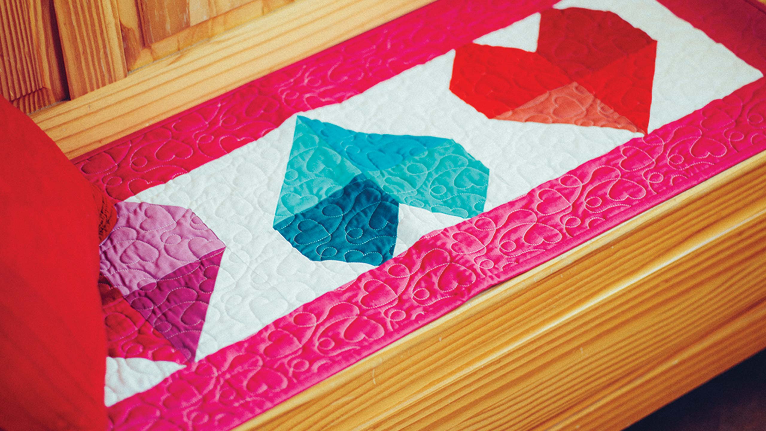 Quilted Valentine's Hearts Tutorial